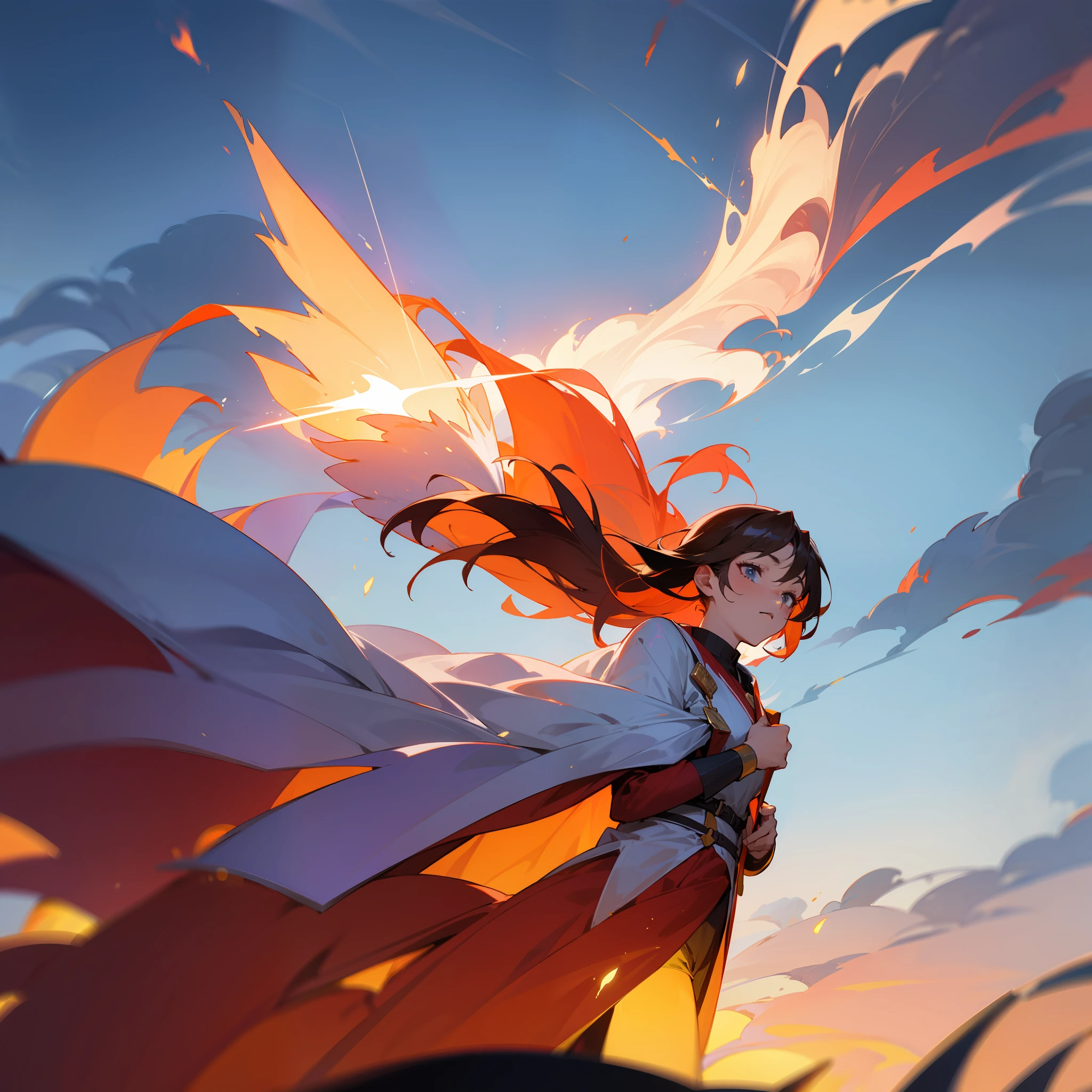 The sky fire is extinguished