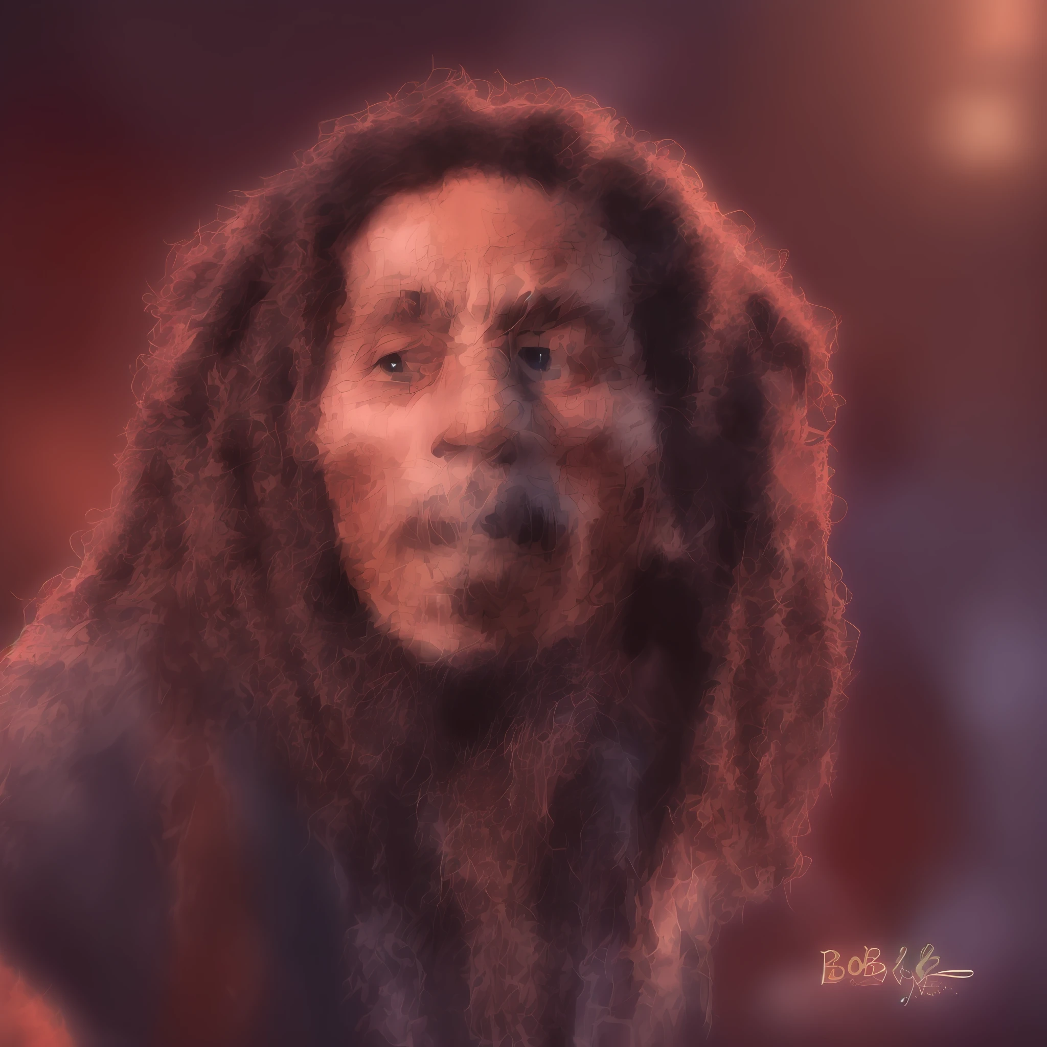 cbzbb ,personagem ,bonito, pequeno, bonito, devian art, trending artstation, arte digital, detalhado, bonito, realista, humanoide, personagem, tiny, Cinematic sho ,cinematic lights,((bob marley)), (bob marley singer)