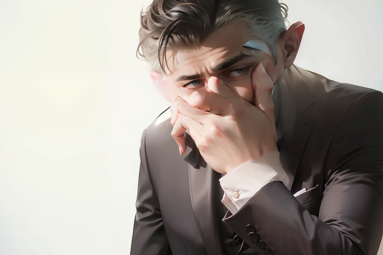 man dressed in an elegant black suit