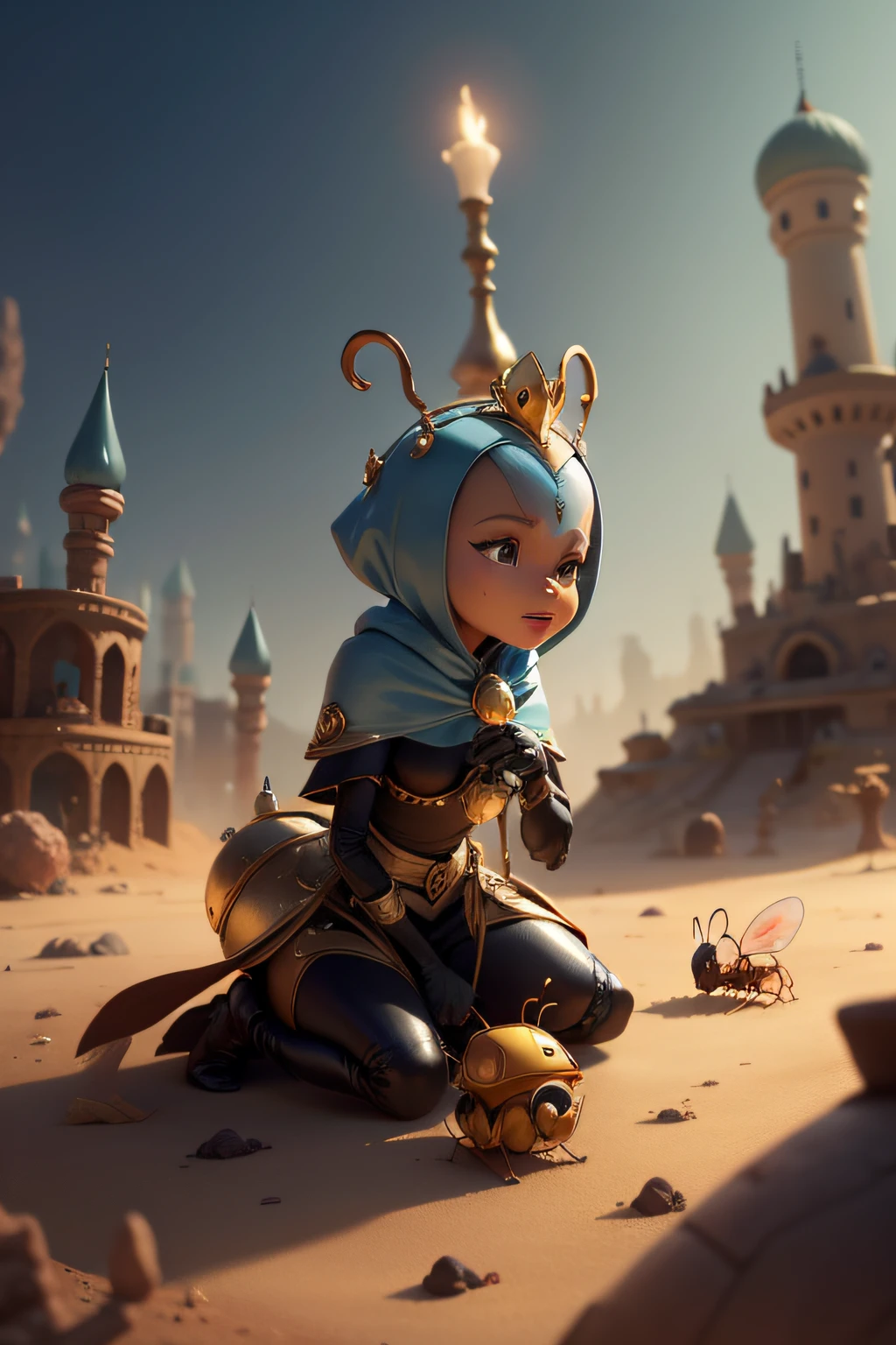 Once upon a time there was an ant named Junior, who lived in a very special colony. The colony was led by the wise ant Queen, who always taught residents the importance of wisdom and teamwork.