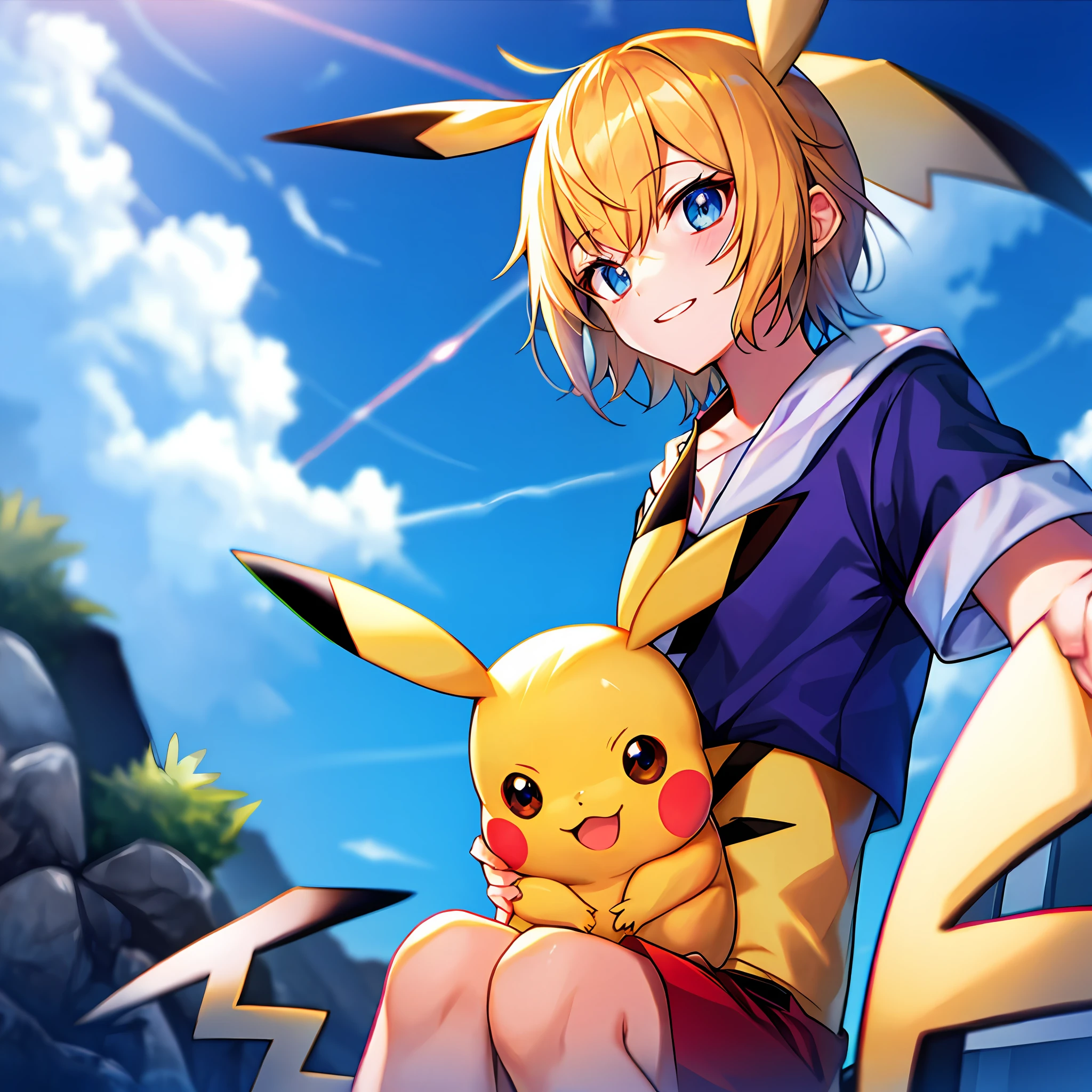 Pikachu,adolable,Thunder light possession