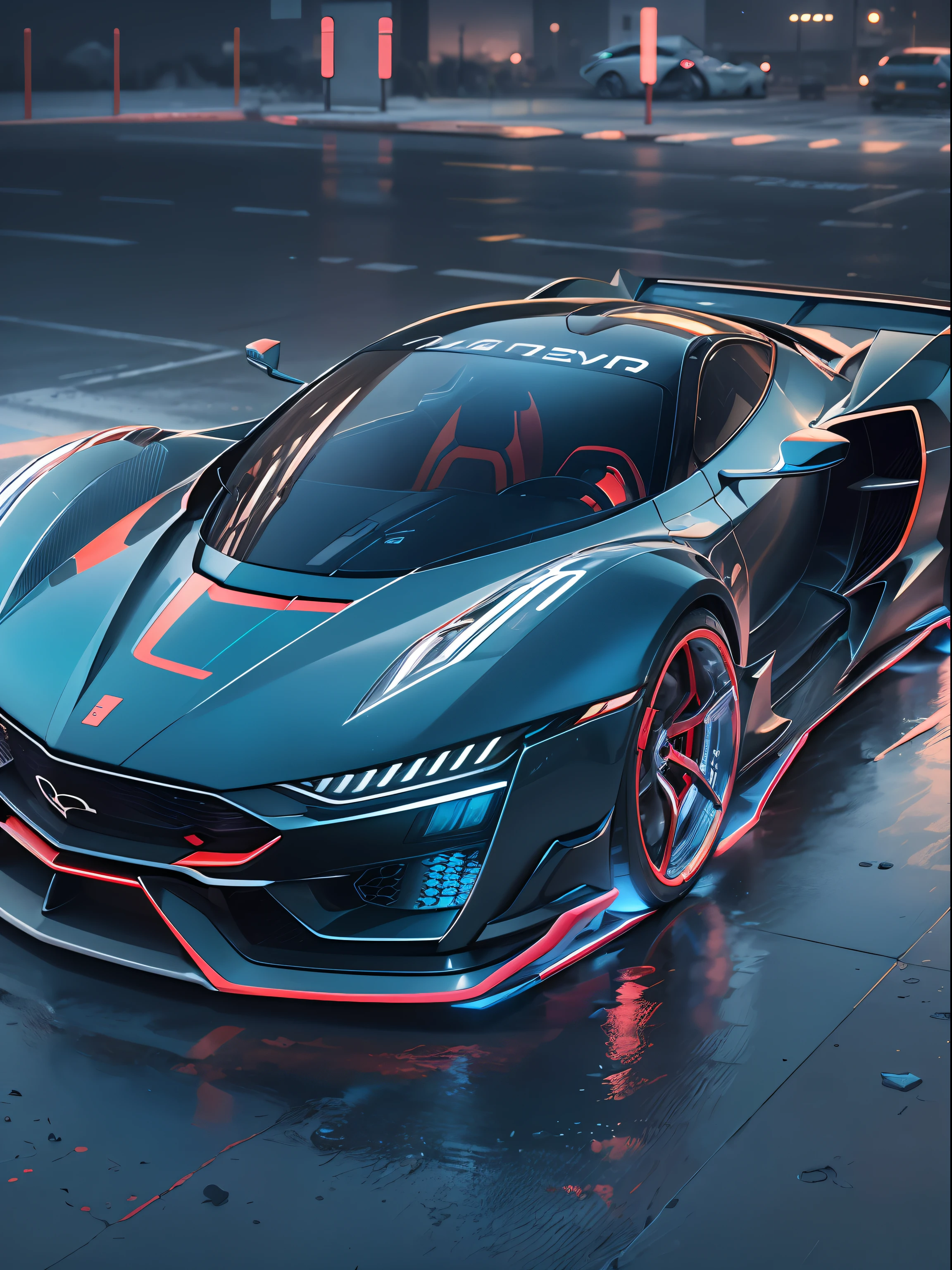 1 transparent supercar,Color transparent plastic,cyber punk perssonage,industrial design,Fluid design feel,Sophisticated body structure,cleanness,Transparent visual impact,Brilliant neon lights,white backgrounid,ultra-realistic realism,hyper HD,high detal,best qualtiy,4K