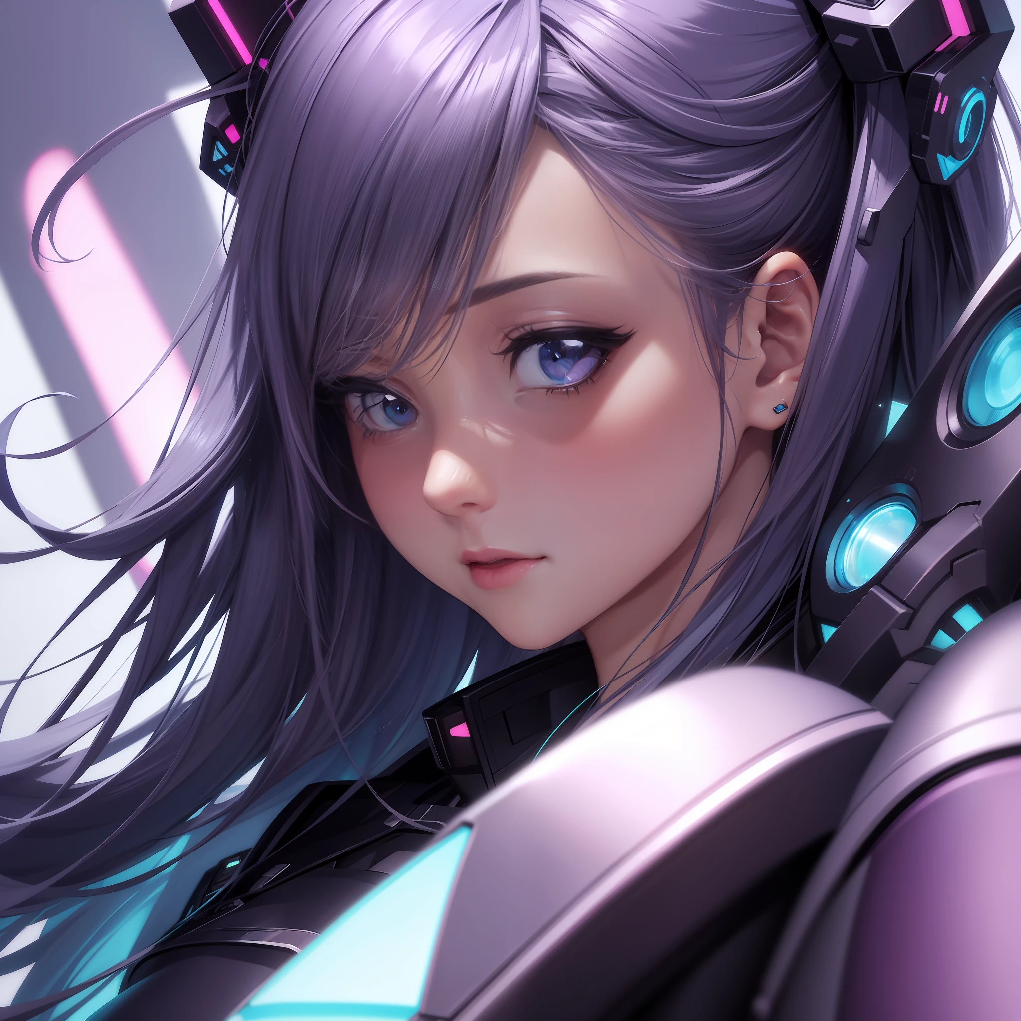 Portrait Profile picture, pastel cyberpunk closeup dress up Sci-Fi, cute Anime Japan 2d, Sharp focus 16k resolution Very sharp, Hyper detailed, 8k, Hyper realistic detail