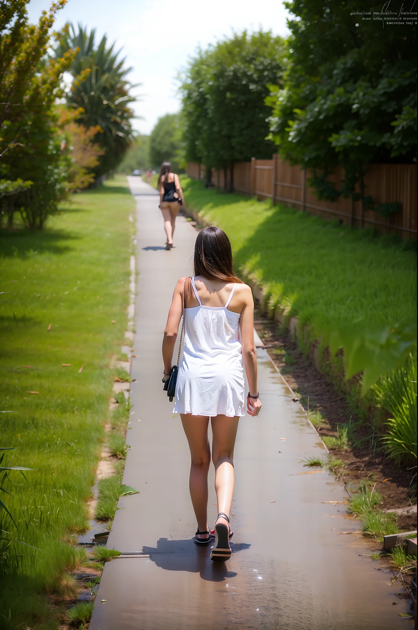 girl walking