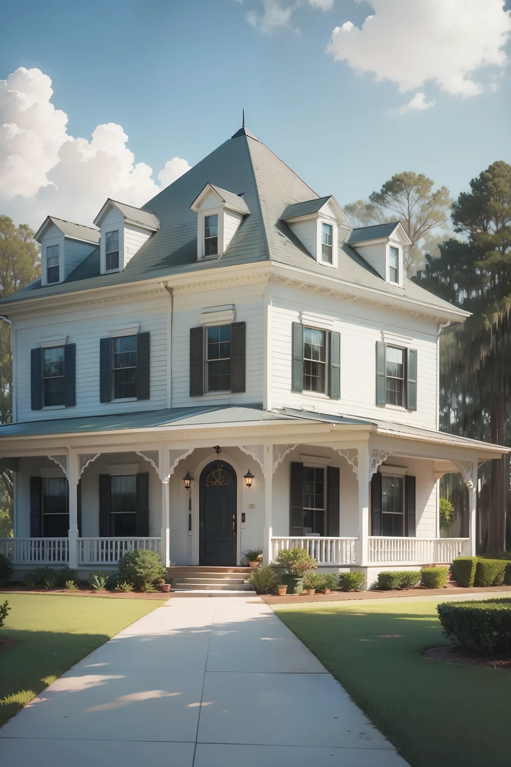 a house in florida, tallassee, medium close view