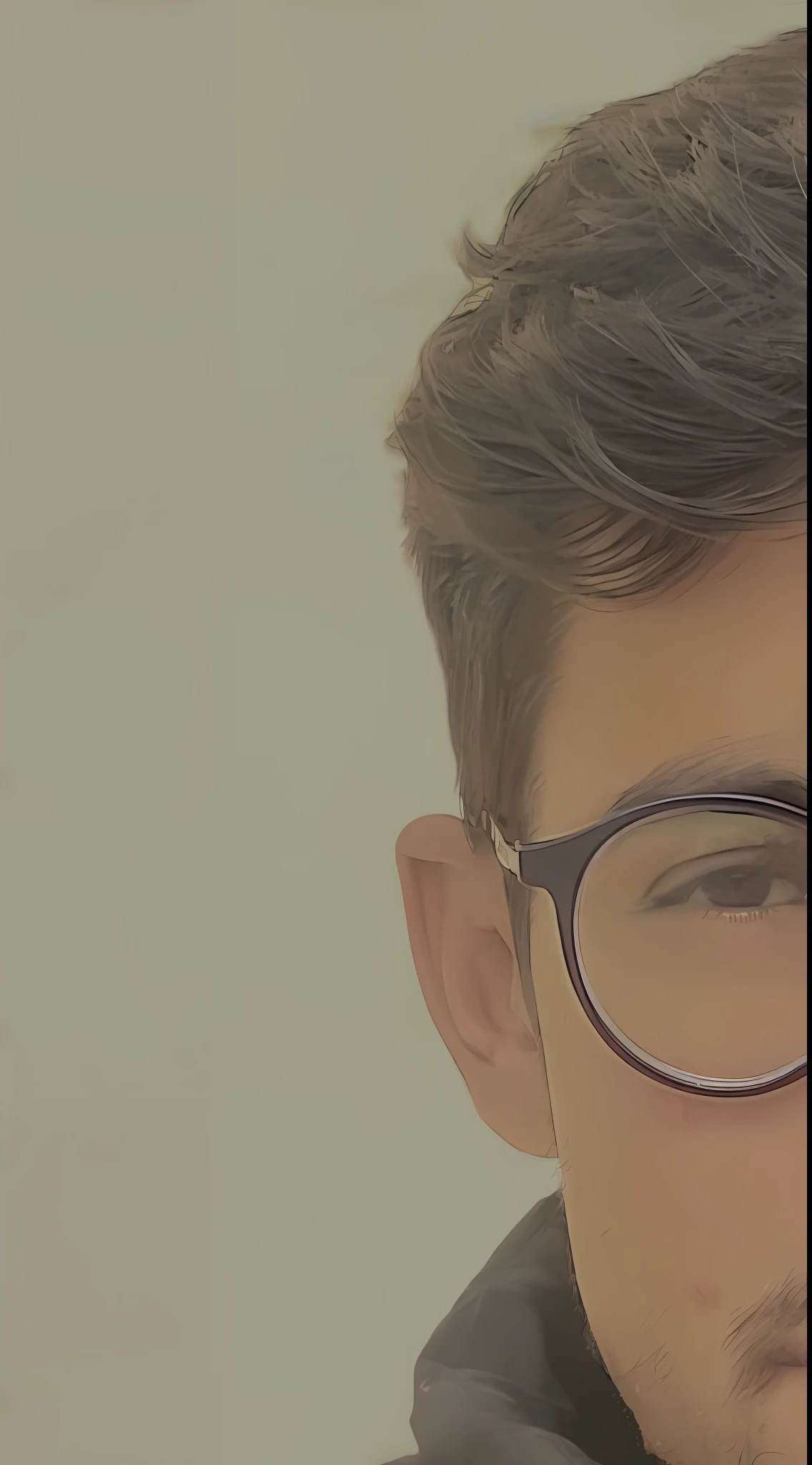 Hyperrealist portrait of boy