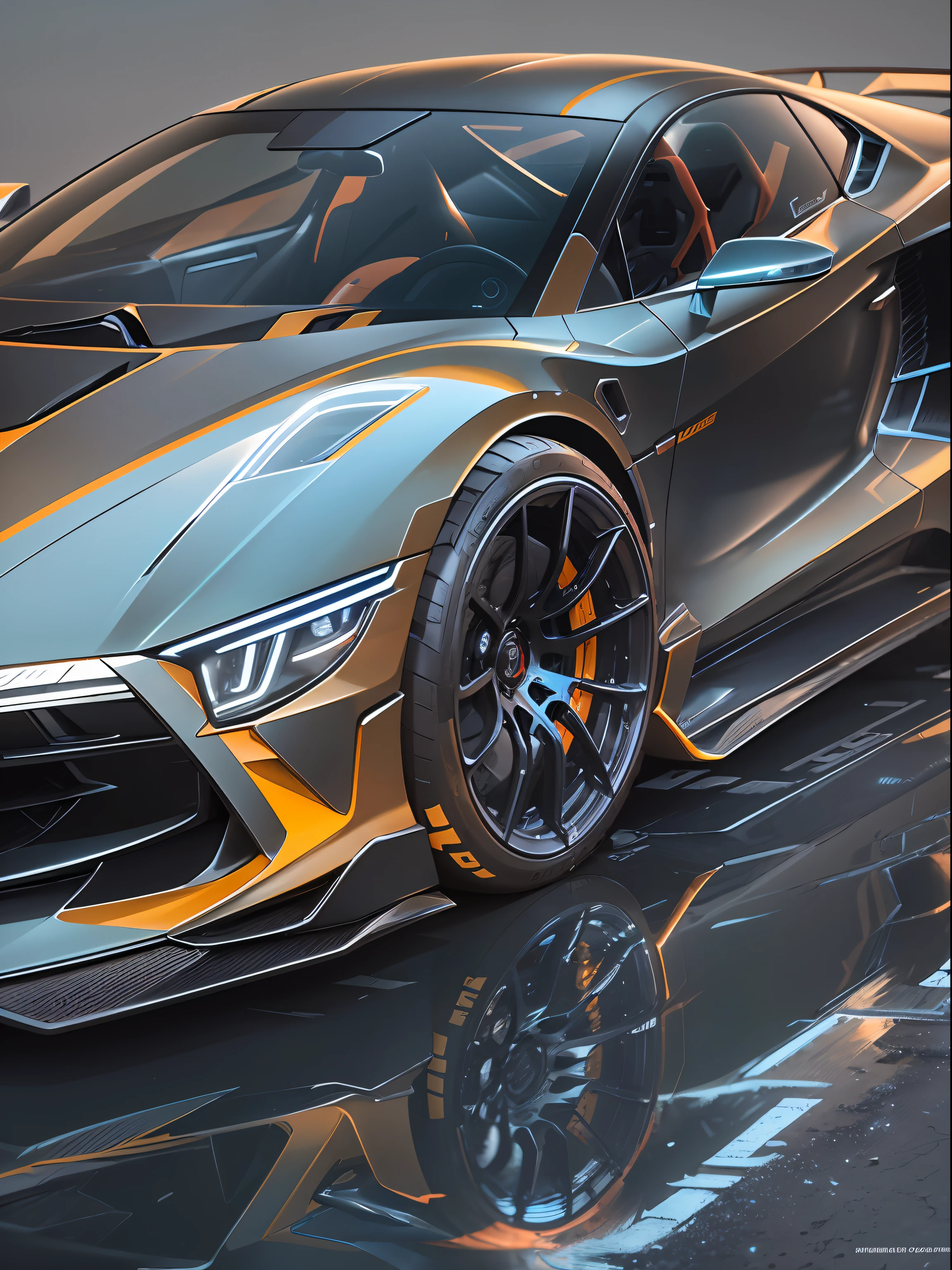 1 transparent supercar,(Body close-up),Color transparent plastic,cyber punk perssonage,industrial design,Smooth design feel,Sophisticated body structure,cleanness,Transparent visual impact,Brilliant neon lights,white backgrounid,ultra-realistic realism,hyper HD,high detal,best qualtiy,4K