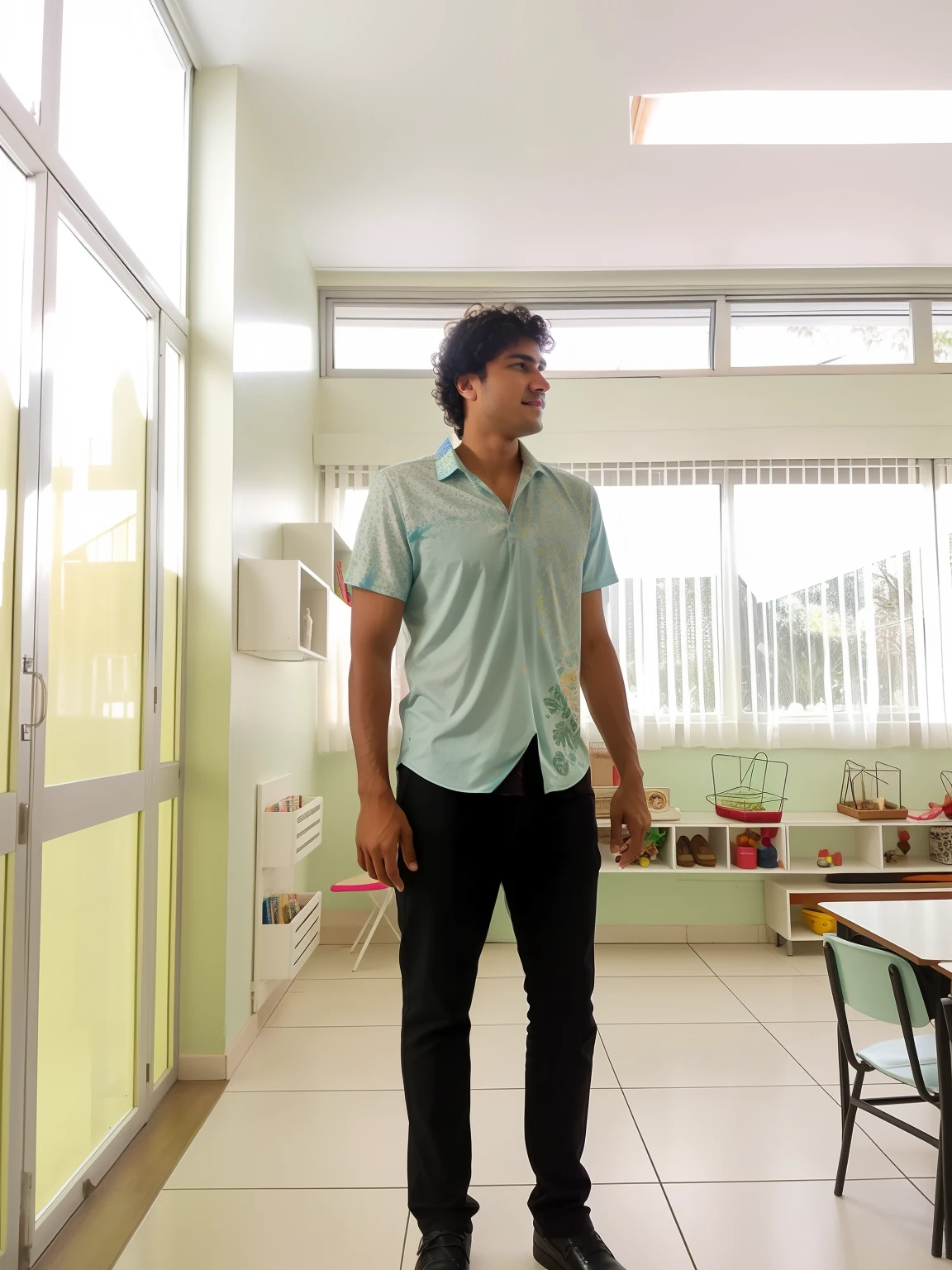 UMA CAMISA LINDA E COLORIDA