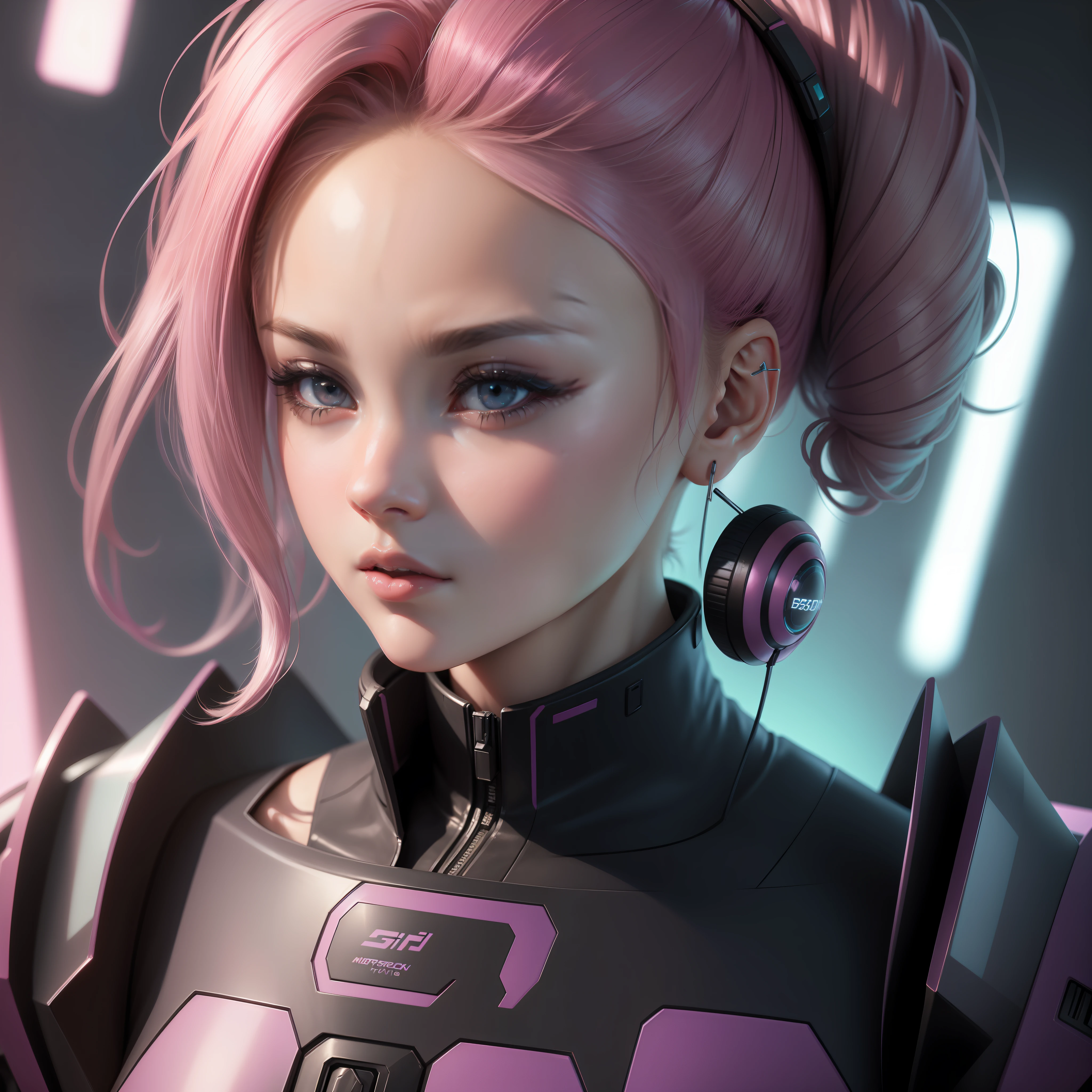 Portrait Profile picture, pastel cyberpunk closeup dress up Sci-Fi, cute Anime Japan 2d, Sharp focus 16k resolution Very sharp, Hyper detailed, 8k, Hyper realistic detail