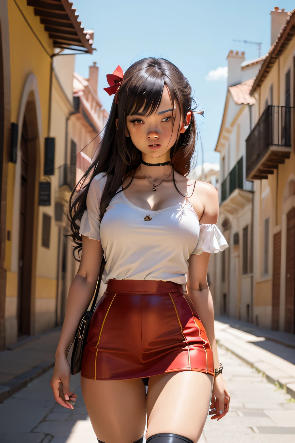 anime character as the country Spain
