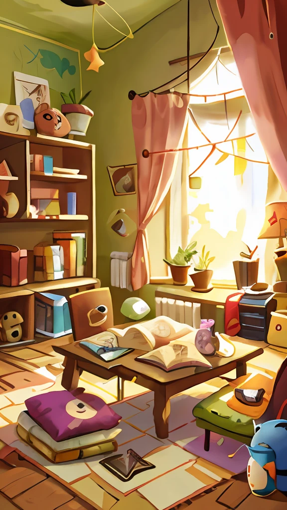 Characterless room scenario with window