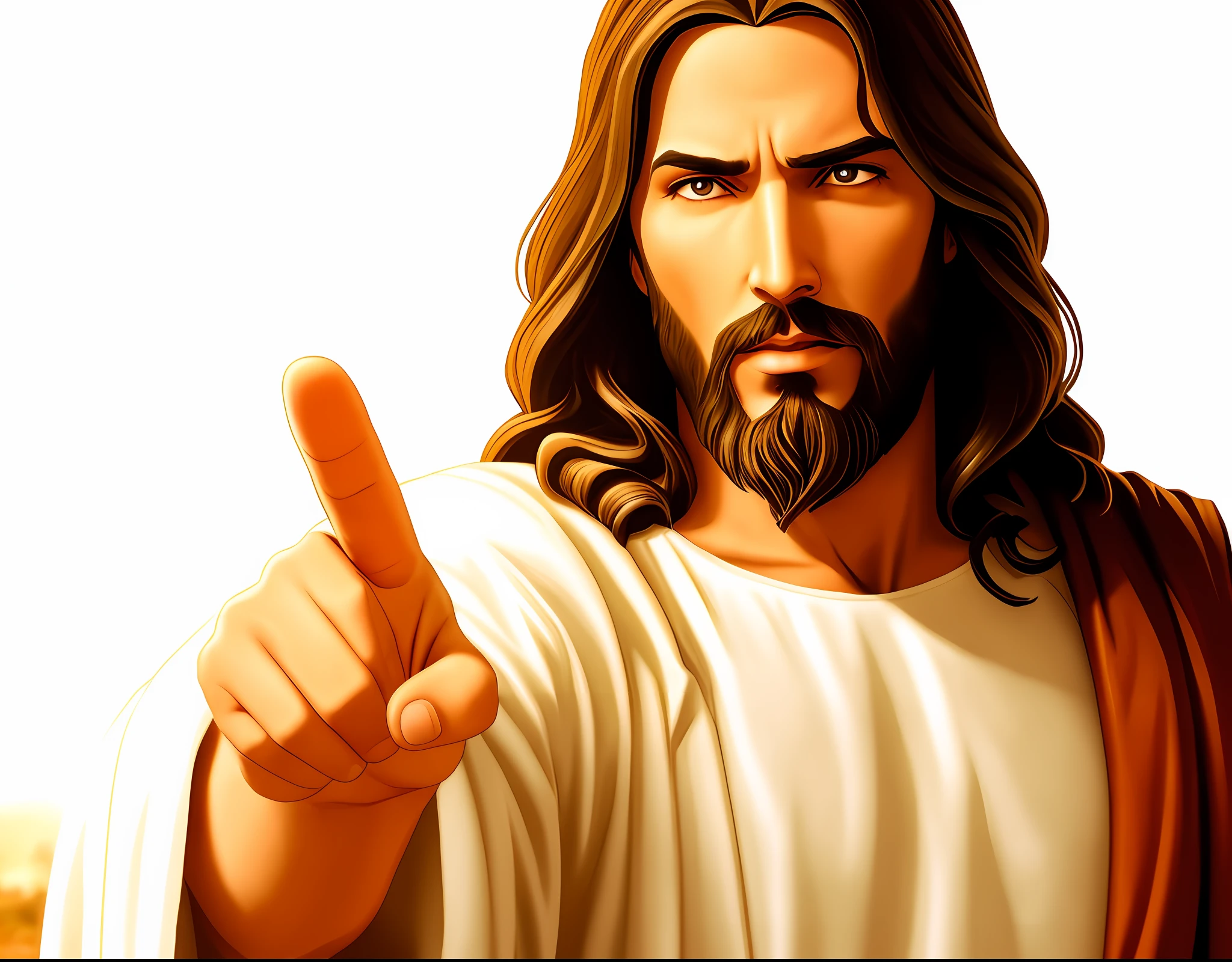 Jesus pointing at you with his finger, Jesus Cristo, Jesus, Jesus Cristo Fumando um Blunt, rosto de Jesus, Jesus Negro, jesus of nazareth, Jovem Deus Todo-Poderoso, Dedo de Deus, Retrato de Jesus Cristo, O Senhor e Salvador, Jesus Cristo em Mass Effect, Jesus Gigachade, Nicodemos, Awesome, epic biblical representation, he is greeting you warmly
