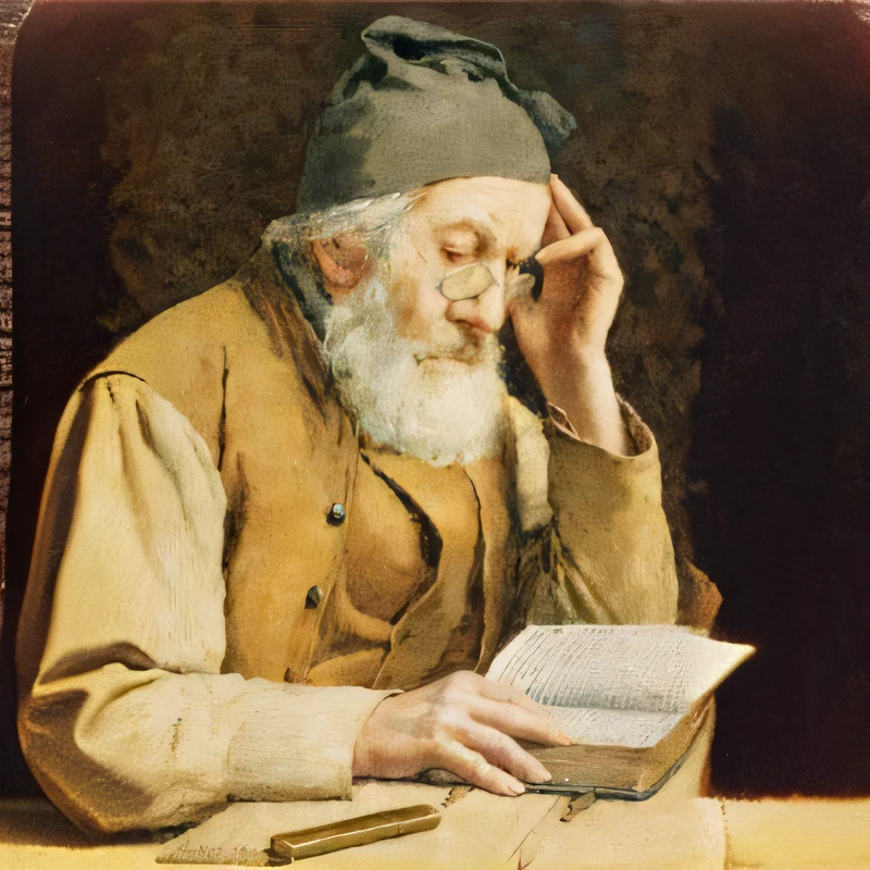 pintura de um velho lendo um livro enquanto fala ao celular, Directed by: Isidor Kaufman, Directed by: István Szőnyi, Wise old man, Directed by: Giuseppe Abbati, russian academic painting, Directed by: Enrique Simonet, Directed by: Vladimir Borovikovsky, Directed by: Michael Ancher, Directed by: Albert Anker, Directed by: Gaetano Sabatini, um velho