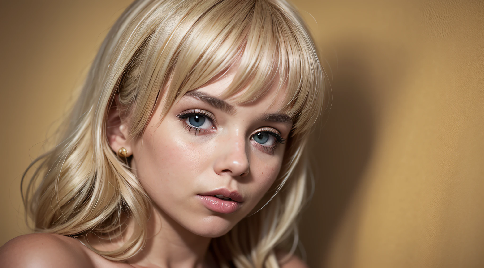 BLONDIE CHILD GIRL WITH GOLD