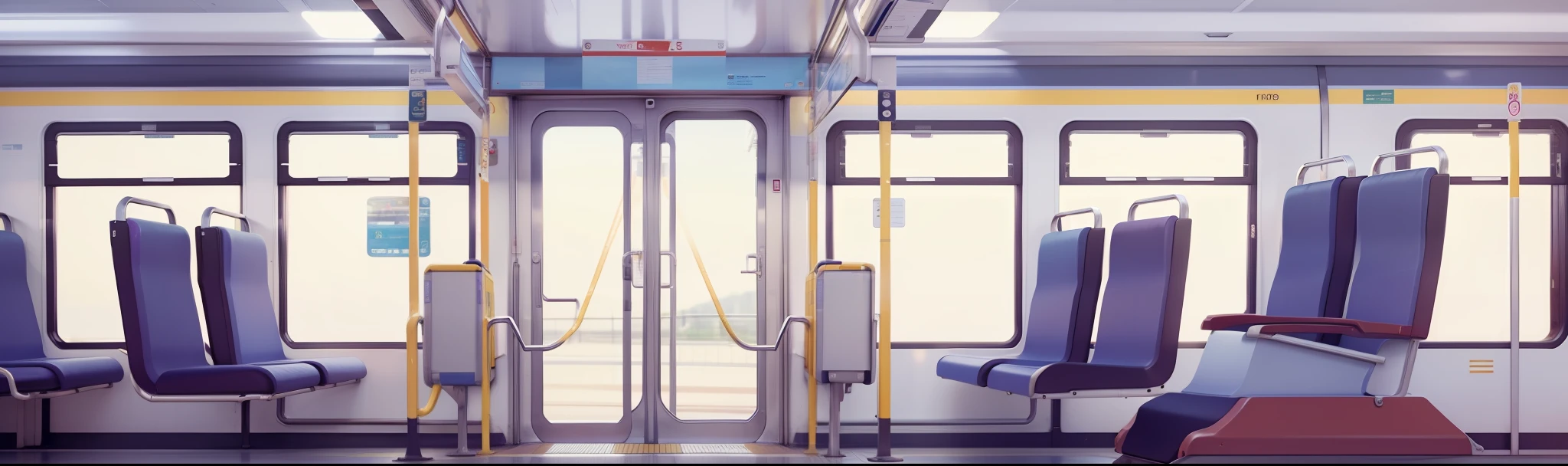 Redesign this realistic and more beautiful public transport scenario