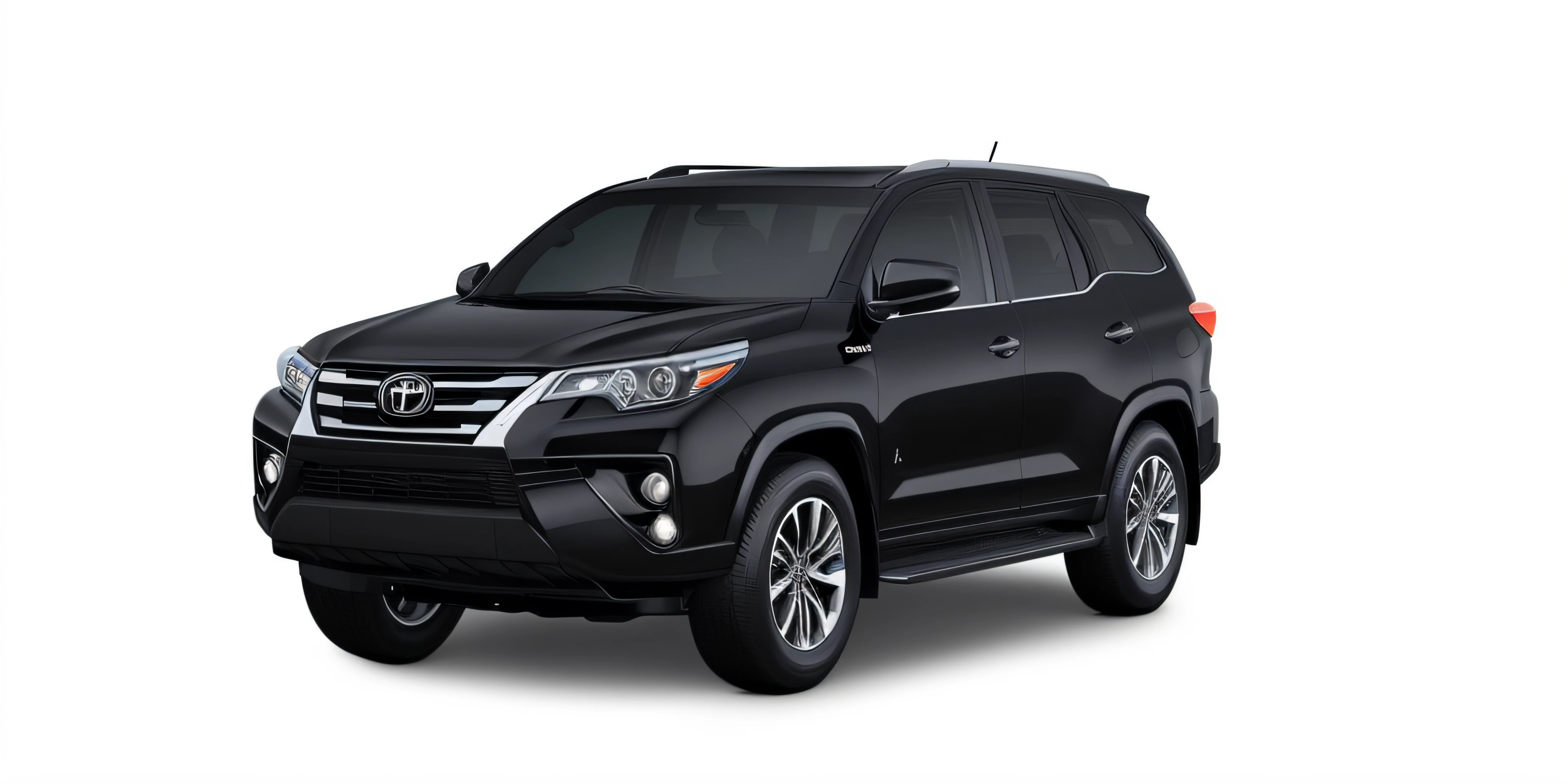 a black toyota fortune suv parked in a dark room, ultra realistic”, ultra realistic ”, black white, hyper realistic”, hyper realistic ”, highly polished, black car, hybrid, ”ultra realistic, black and white only, super realistic”, front side, highly realistic”, intense look, edited, high quality picture, new vehicle, hyperrealistic”, hyperrealistic ”, elegant minimalism