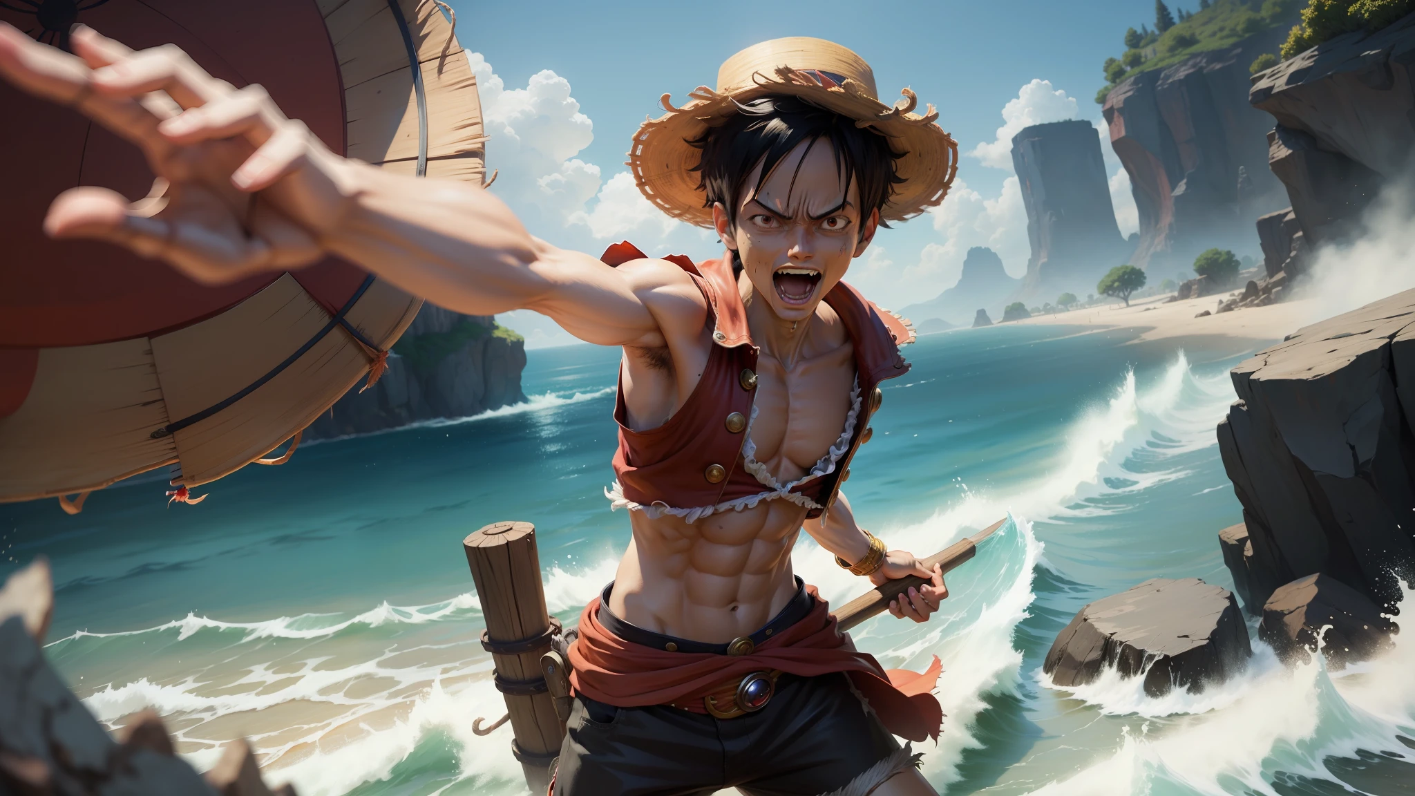 Luffy, 8k, best quality