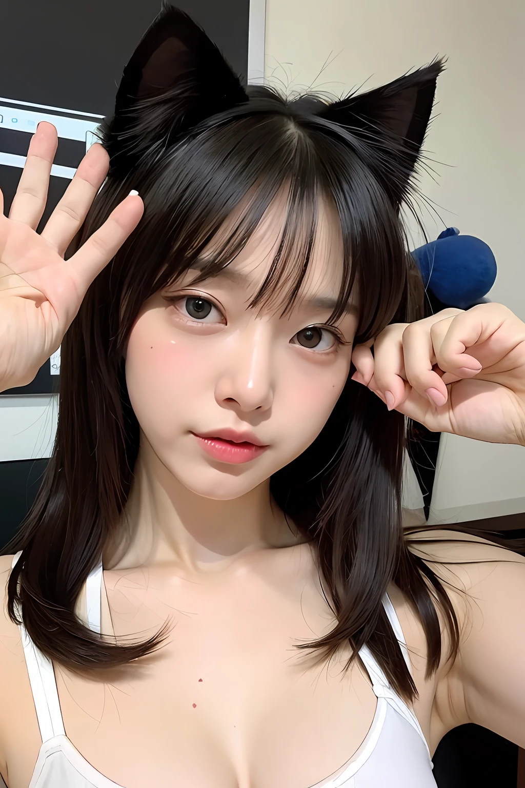 cat ear、Cat Pose