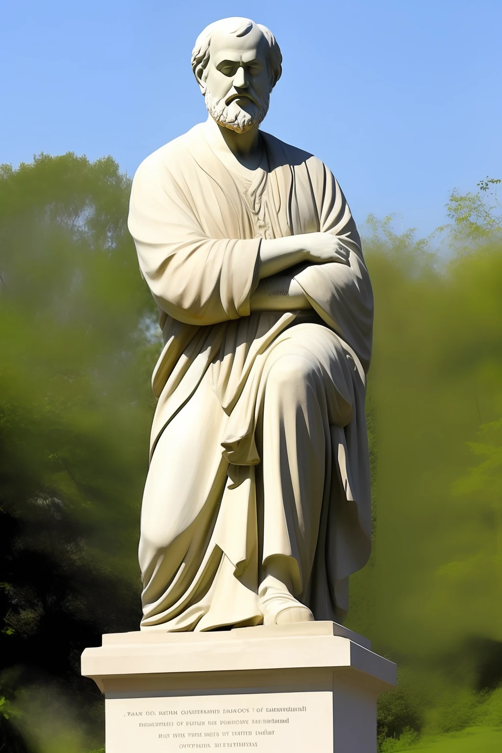 create statue of philosopher aristotle
