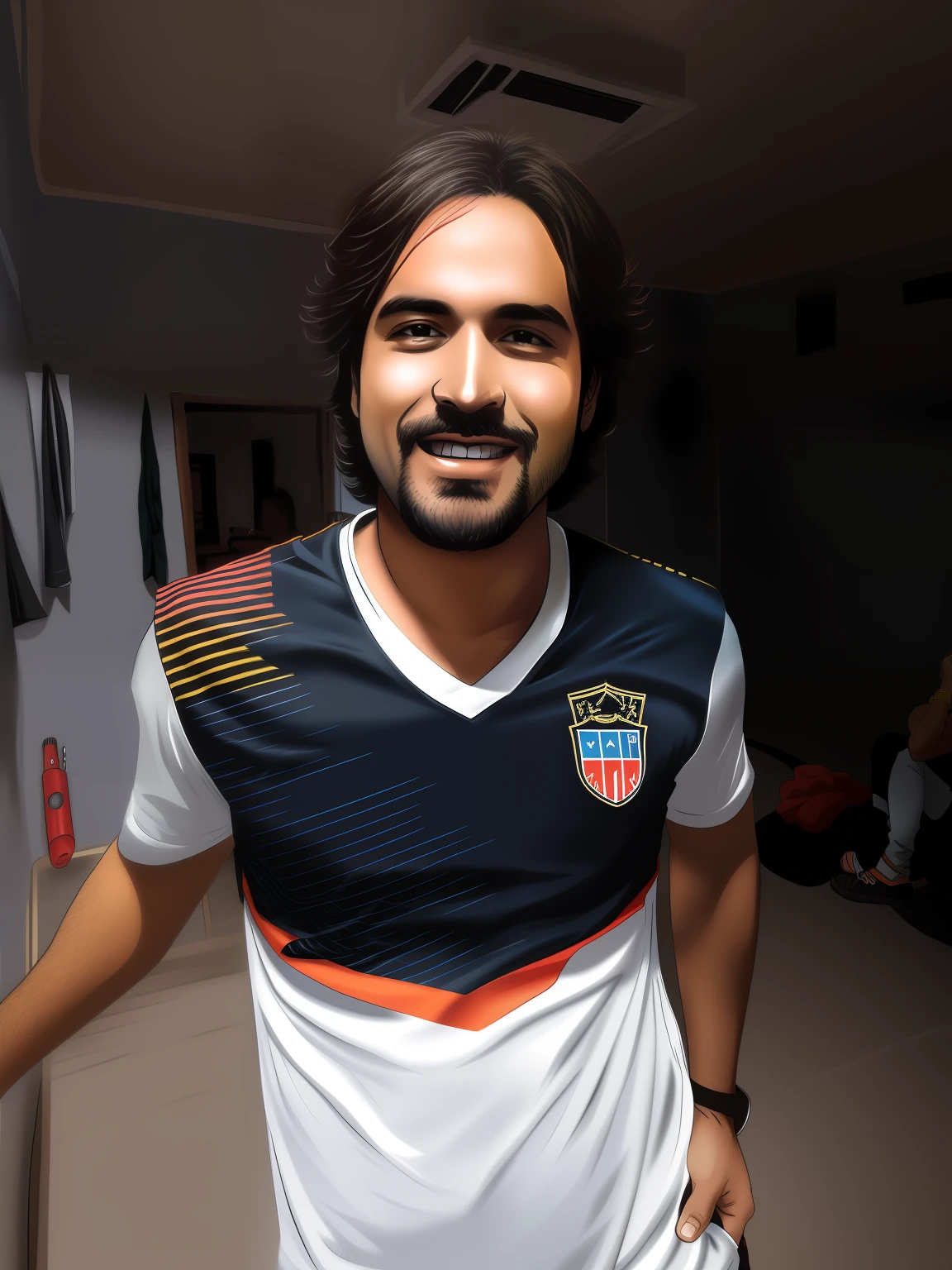 Desenhe a foto acima em formato de anime