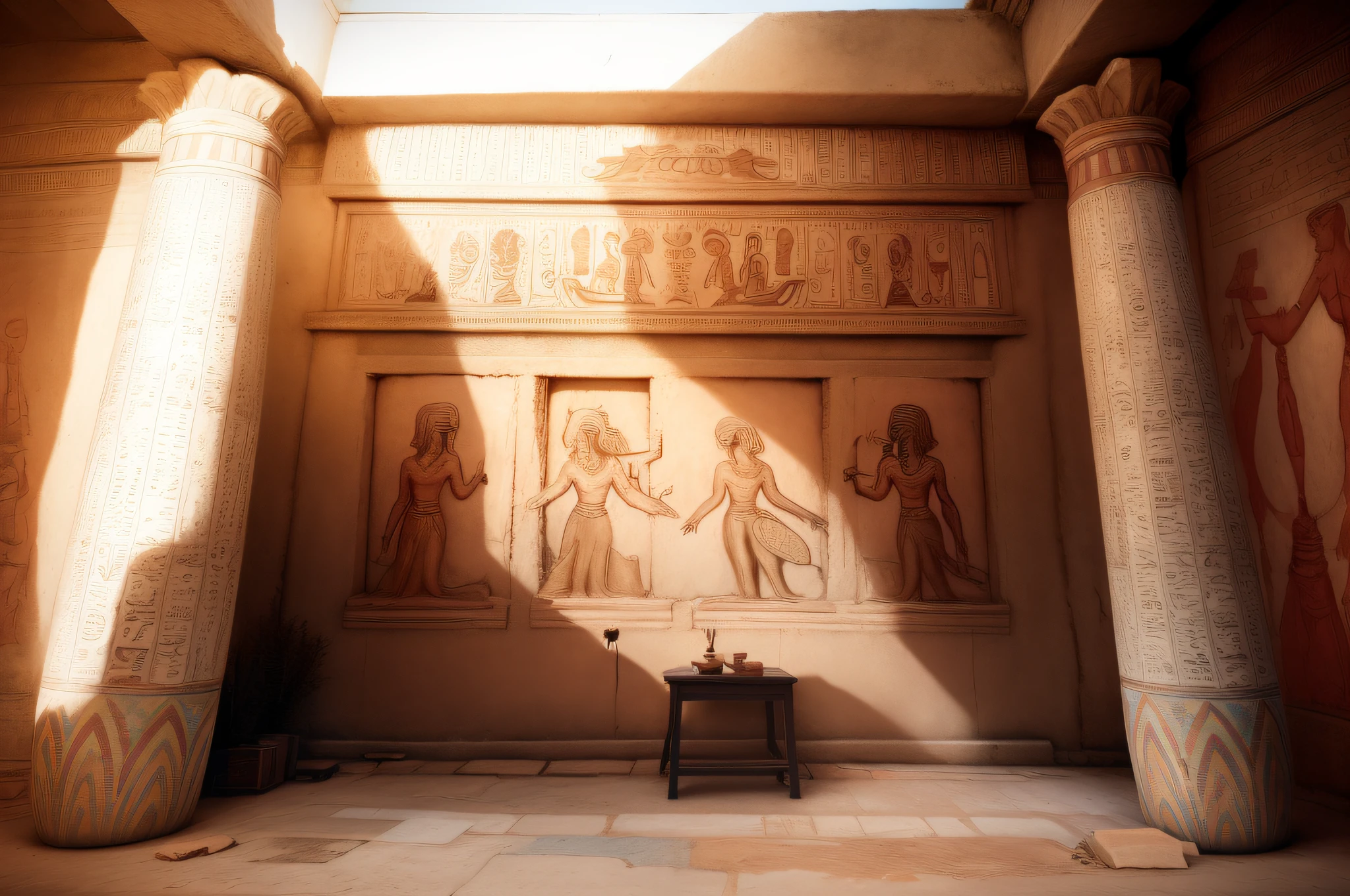 Mural, Images of the Book of the Dead.