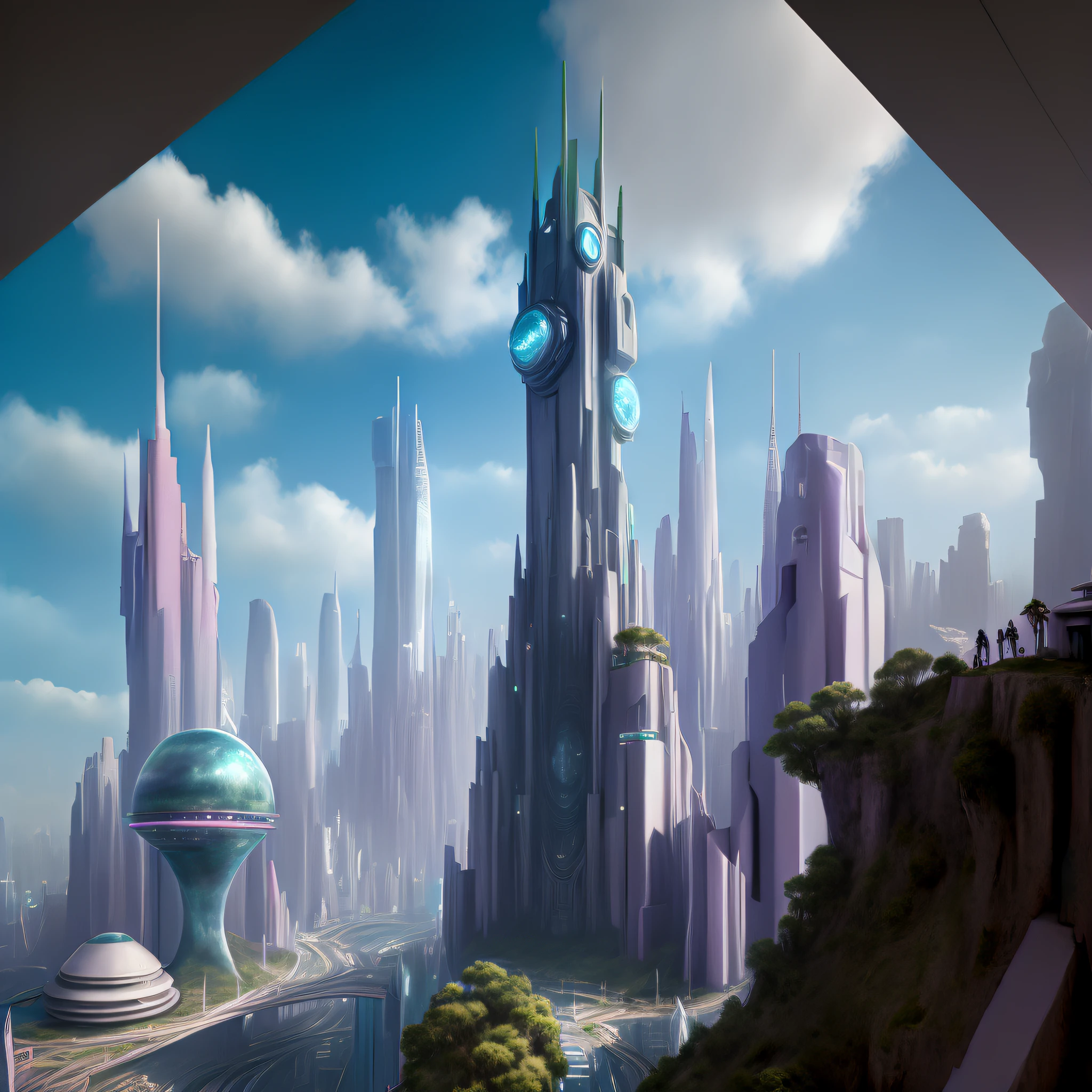 Ciudad hiperfuturista, colores pasteles, Compact plastic constructions, rascacielos lisos, estilo ordenado avanzado, Paisaje urbano futurista, En Fantasy Sci - Fi City, Paisaje urbano futurista, futuristic utopian metropolis, Vista de la ciudad futurista, colores pasteles, futuristic utopian city, Backdrop of the futuristic city, an alien cityscape, Foto de paisaje urbano futurista, Paisaje futurista, Futuristic city, Backgrond de la ciudad futurista