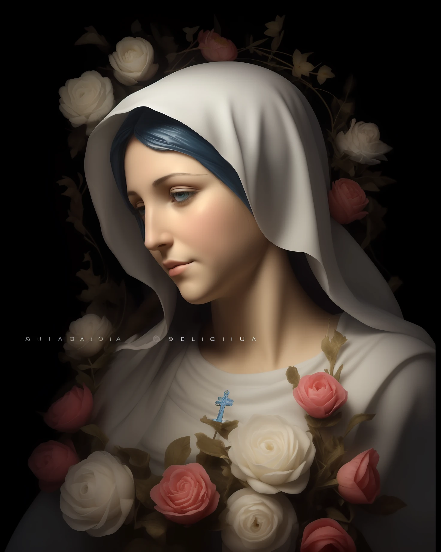 (((Blessed Virgin Mary))) Obra maestra, (La mejor calidad: 1.2), (super fine: 1.2), illustration, (extremadamente delicado y hermoso: 1.2), movie angle, flotante, (Hermoso ojo de detalle: 1.1), (detalle luz: 1.1), Movie Lights, Cielo delicado, ojos azules, (Cola de caballo alta: 1.1), capa, ojuelos, (luna: 1. 2), (Luz de la luna: 1.1), cielo estrellado, (light particles: 1.1) dibujo, flor. (Obra maestra), (La mejor calidad), (fotorrealista:1.3), 8k, Textura detallada de la piel, Textura detallada de la tela, Hermosa cara detallada, Detalles intrincados, Ultra detallado (cuerpo de cuerpo entero:1.2)