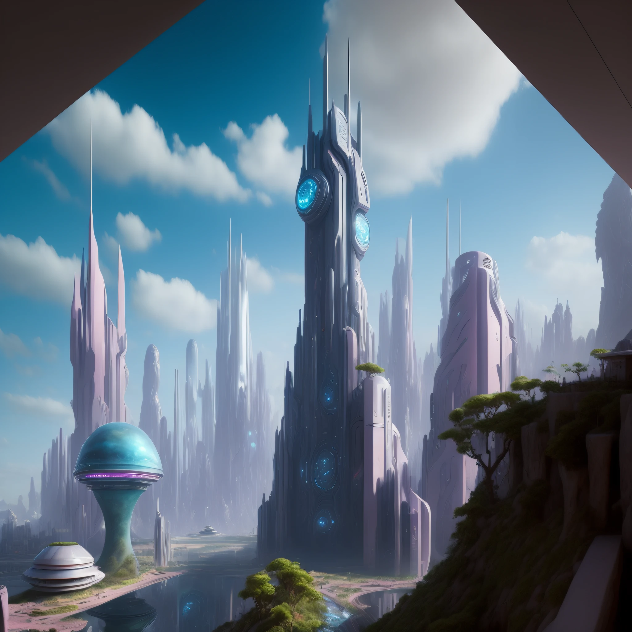 Ciudad hiperfuturista, colores pasteles, Compact plastic constructions, rascacielos lisos, estilo ordenado avanzado, Paisaje urbano futurista, En Fantasy Sci - Fi City, Paisaje urbano futurista, futuristic utopian metropolis, Vista de la ciudad futurista, colores pasteles, futuristic utopian city, Backdrop of the futuristic city, an alien cityscape, Foto de paisaje urbano futurista, Paisaje futurista, Futuristic city, Backgrond de la ciudad futurista
