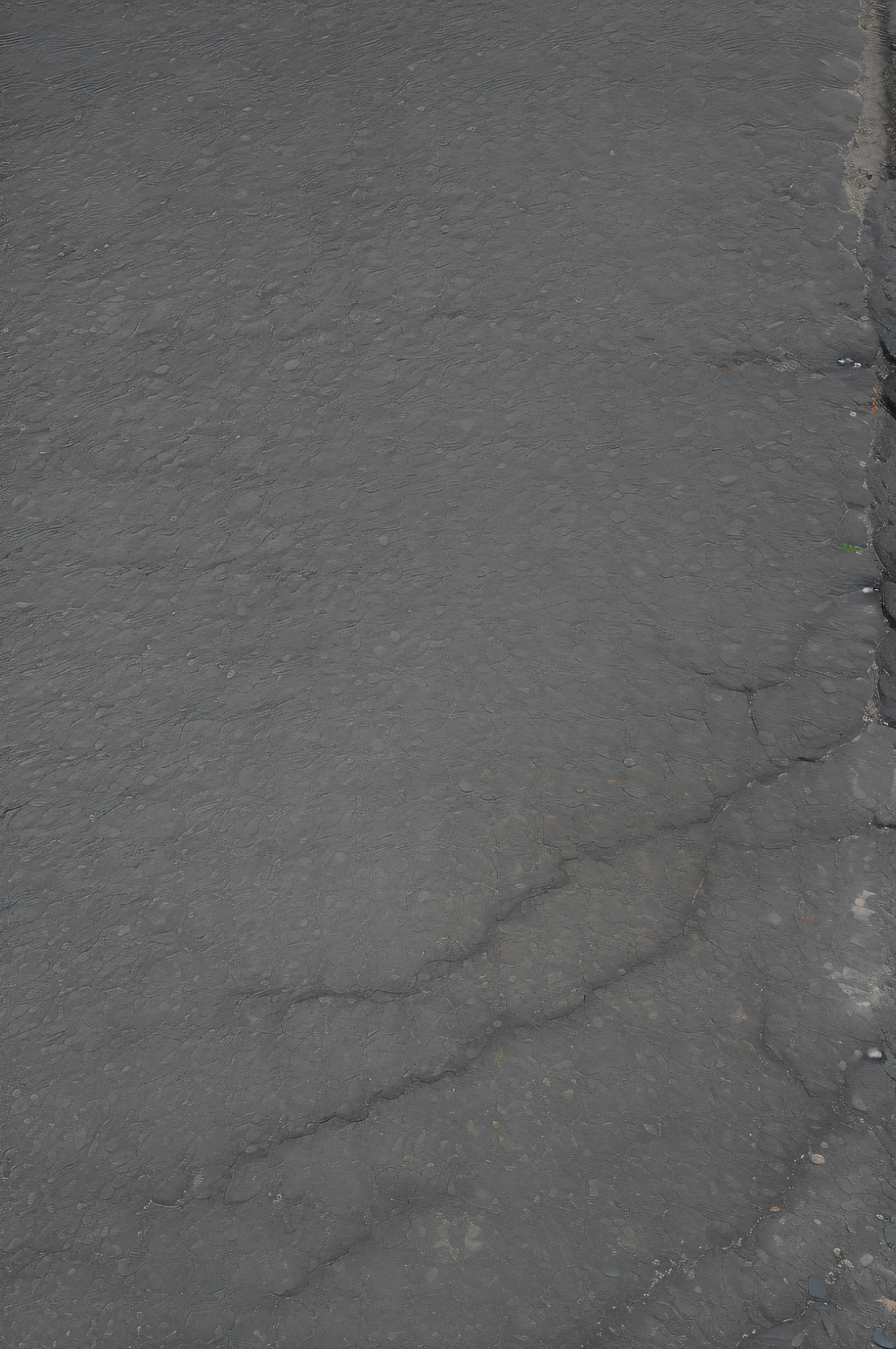 paisagem de asfalto escuro com rachaduras roxas, asphalt, cracking, asphalt cracked