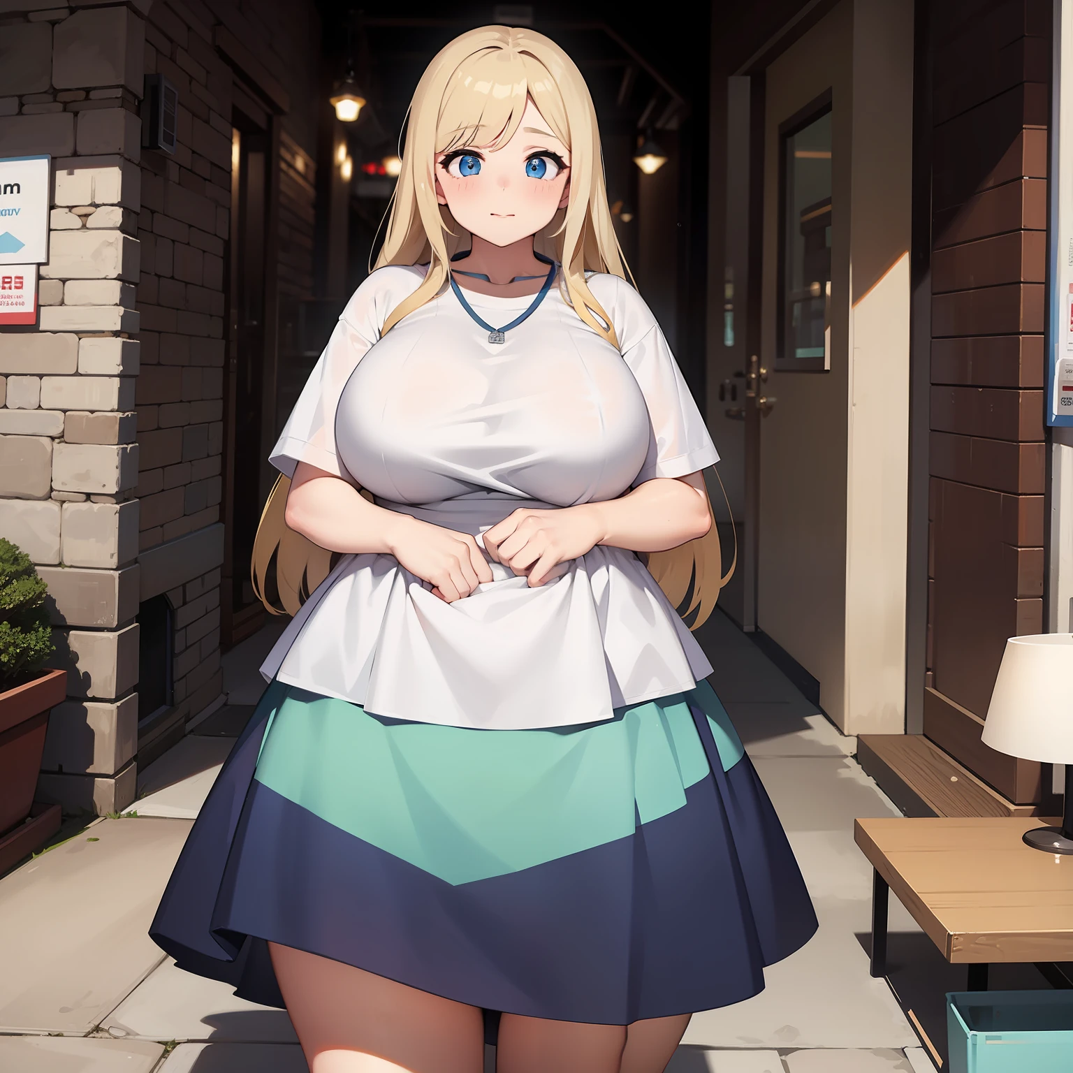 Obese girl