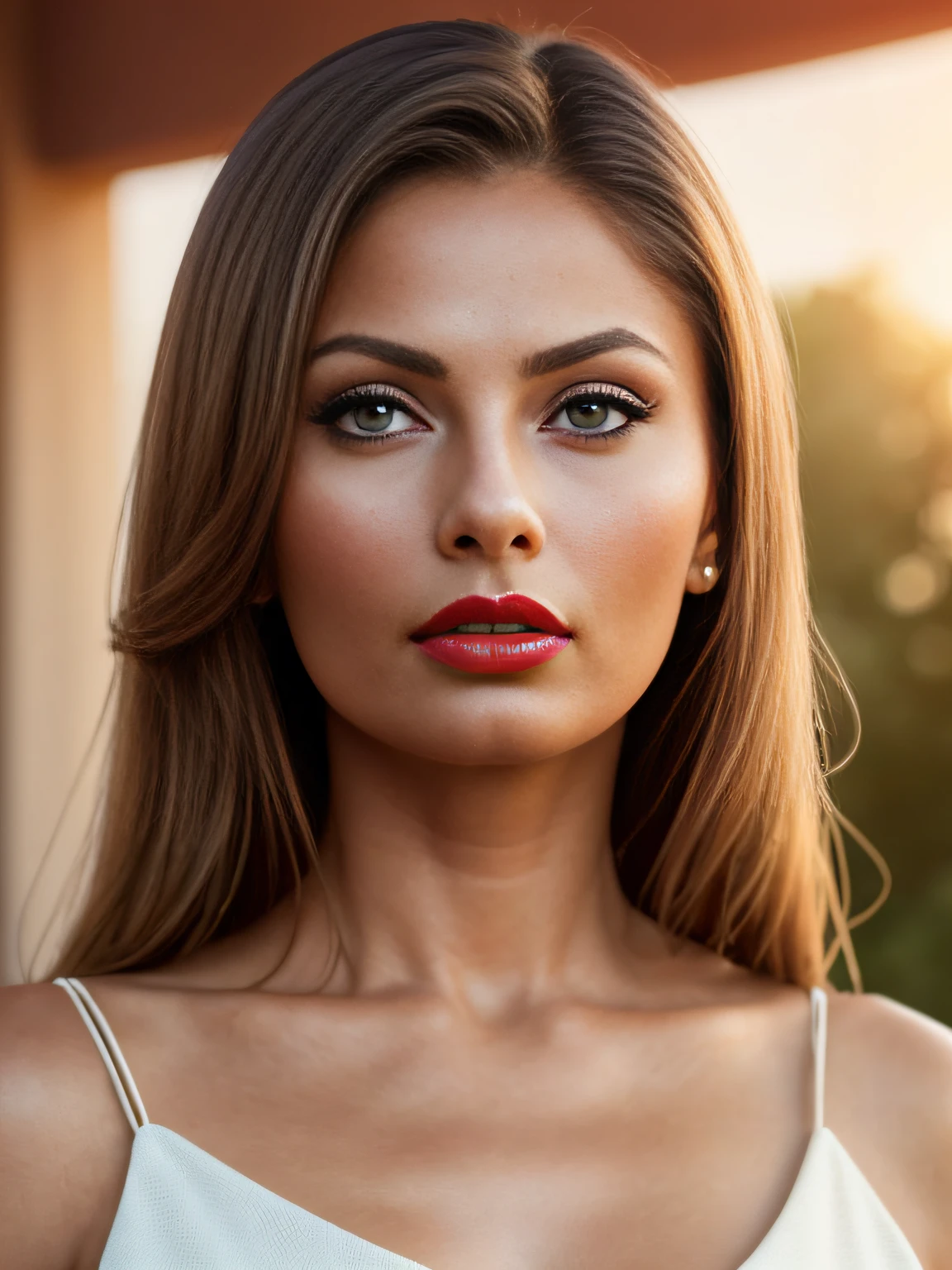 photo of beautiful young woman Sophia Loren 1970s, in a skirt and top posing for a photo, Sexy girl, lovely woman, pretty woman, beautiful woman, stunning woman, casual pose, beautiful girl , attractive girl, sexy look, pretty girl, beautiful picture, (red lips lipstick), elegant makeup, sunset, style by (Steve McCurry), Nikon Z FX Device, Spring EF 70mm, cinematic lighting, studio backdrop, style long exposure, long shot type, vibrant color scene, photorealistic, intrinsic, beautiful face, ultra-detailed face, perfect body, full body, Flawless, realistic, highly detailed, art station, trend, master piece, realistic face, realistic skin, detailed eyes, great art, ultra realistic n-9 render, 4k, 8k, 16k, 20K, HDR, UHD, 64k, perfect lighting, studio lighting, photorealistic, hyper realistic, symmetrical face, unreal engine, Bokeh, High resolution scanning, professional photography