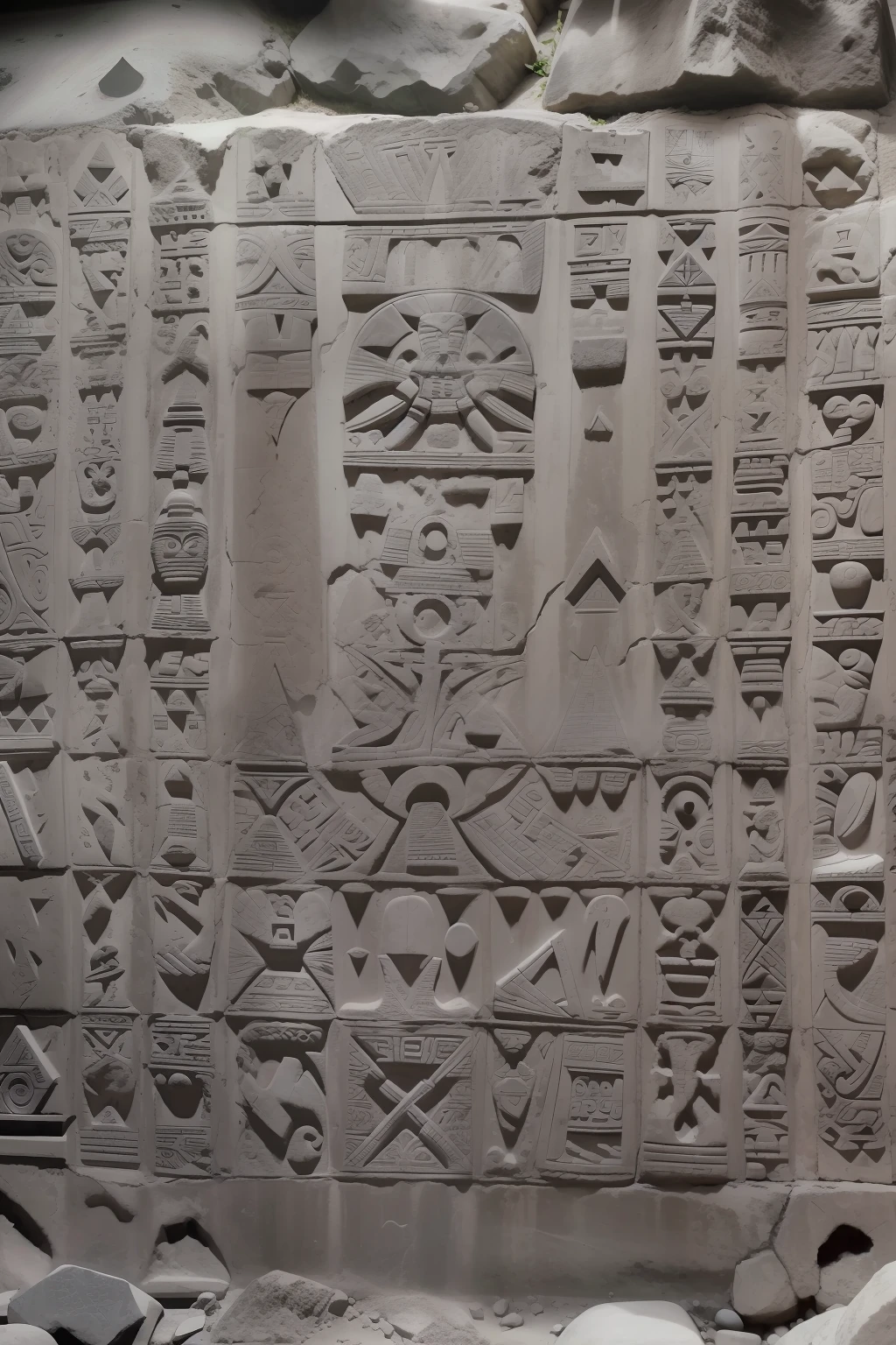 Black and white photo of petroglyph, Ancient writings, Styles of ancient texts, mayan, Aztec, Olmec, Etched inscription, Features pyramid, Ancient times, hieroglyphics, mesoamerica, runic inscriptions, hieroglyphics, Old scripts, gold Tablet