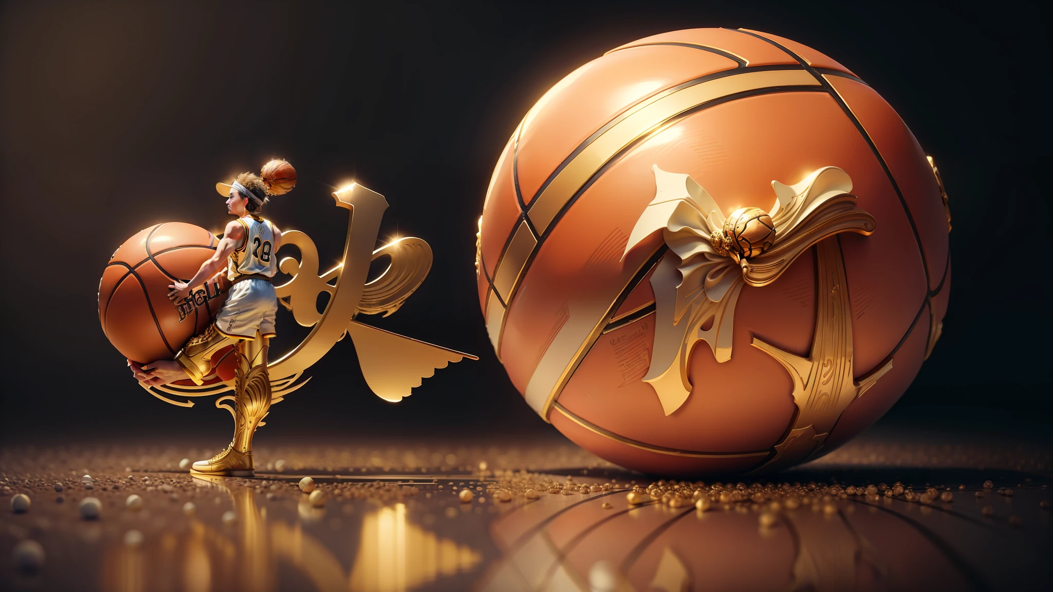 basketball ball,Basketball hall,IvoryGoldAI