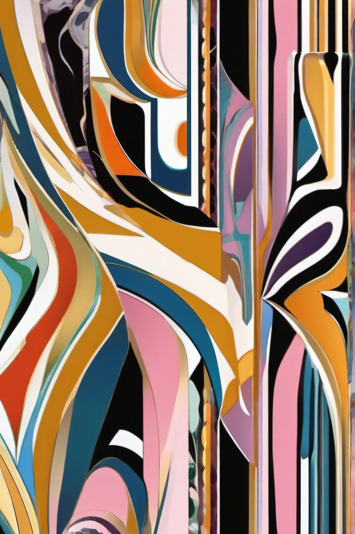 Marble pattern、Image of Emilio Pucci、wall-paper、Repeat up, down, left and right、Lots of color schemes、Use dull colors
