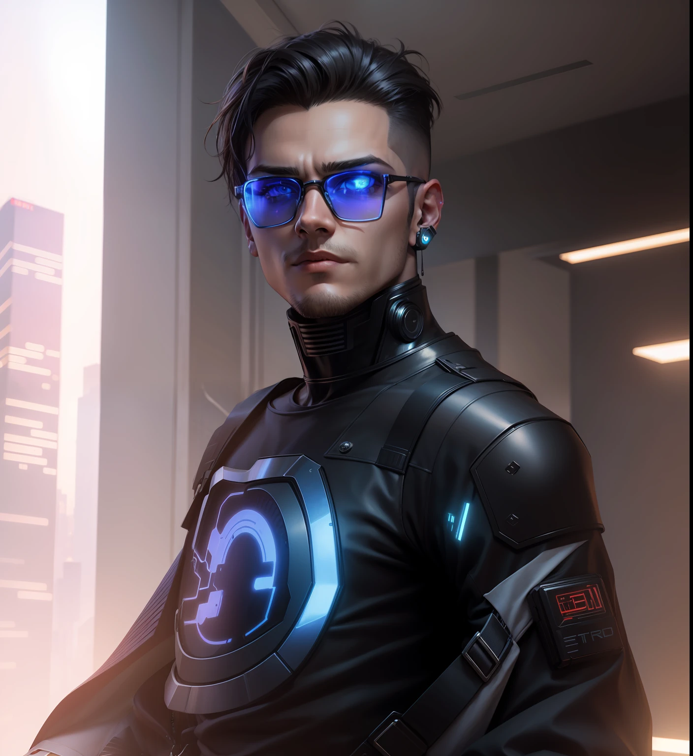 Change background cyberpunk handsome boy realistic face,8k ultra realistic