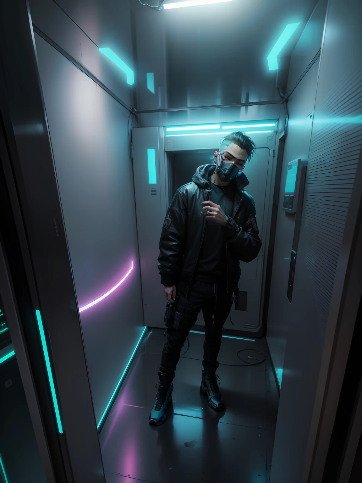 Cyberpunk, ultra realistic, real boy,