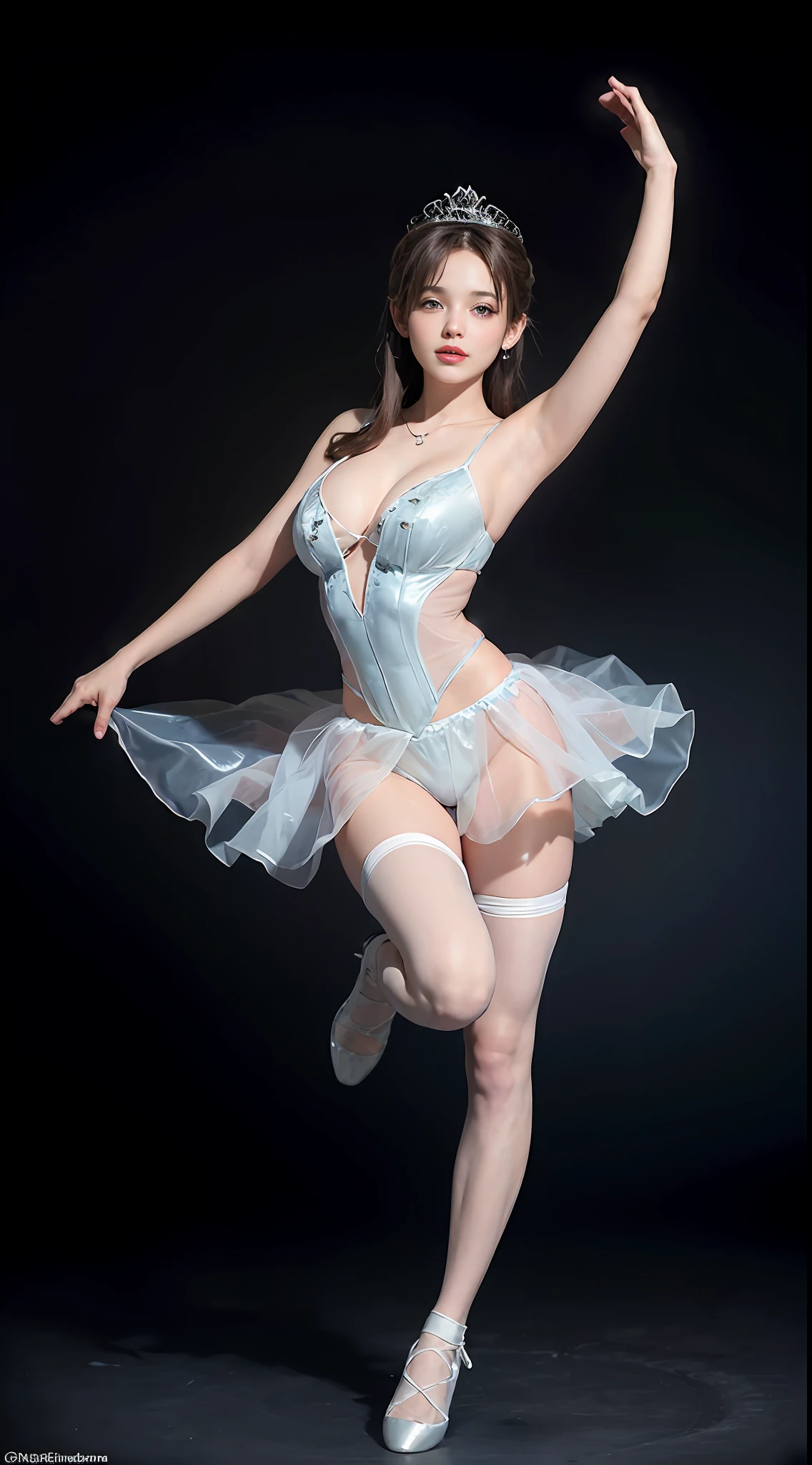 Surrealist women by David Hockney and Alphonse Mucha,Fantasyart,photographrealistic,动态照明,art stations,poster for,huge tit!torches,torchan,Stage,show stage,theater,Volumetriclighting,Tall beauty,body high,Very detailed faces,4 k'',1girll,Stage,low tune,facial closeups,(Transparent ballet costumes,Ballet costumes,ballet dance,Superskirt,White sneakers,Bunny Girl tiara,cleavage:1.4), Wavy hair,lots of people,Redlip,ssmile,low chest,deep v big breasts,huge tit,Raised sexy,Bigchest,Large breasts,Breast swelling,Raised chest,blackstockings,Breasts are plump,crisp breasts,A plump chest,the breasts are large,Seductive expressions,Wear earrings provocatively,The skirt floated,Hair flowing up,Fairy under fan,wearing a choker,Wear a bracelet,The stands up,standing on your feet,long leges,blackstockings,Wet all over,Moisturizes the whole body,huge tit,Red lips,stocklings,gigantic cleavage breasts,black lence stockings,slenderlegs,Hot dance,ballet dance,Ballerina,full bodyesbian,Dance,gracefulness,soft,softness,Noble,Rich,largeeyes,eye shadows,Long legs,beautifullegs,Thin leg,split,splitting legs,Dance,Dancer,split,Aerial capture,Jump up,Suspended in the air,Dancing in the air,legs long,huge tit,mitts