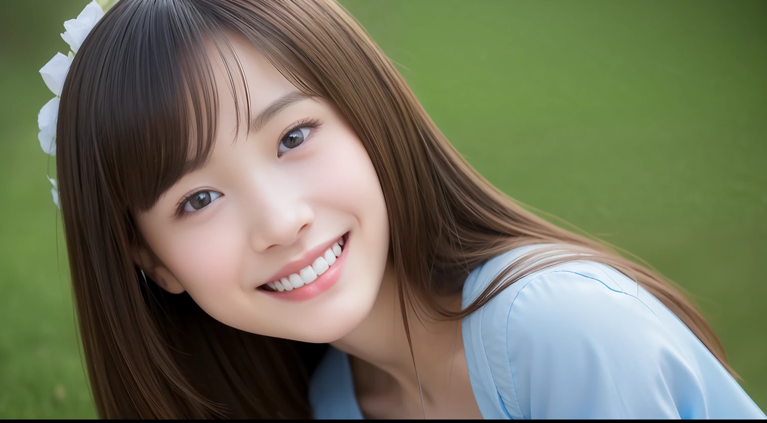 (Raw photography:1.2)、(Photorealsitic:1.4)、(masterpiece:1.3)、(top-quality:1.4)、超A high resolution、(A detailed eye)、(detailed facial features)、(detailed clothes features)、nffsw、8K分辨率、solofocus、bangss、skin tightening、(shinny skin)、(Slender girl)、dream-like、japanes、A slight smil
(Extreme Detail)、Confirmation of commentary、Request for commentary、landscapes、without text、
Virtual Girl-Aim、
1girl in、full body Esbian、
cute little、Innocence、
(A smile)、