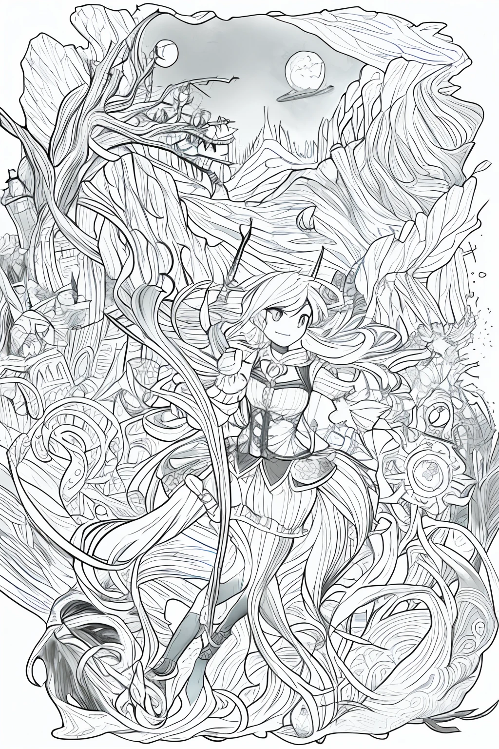 obra-prima, melhor qualidade, Monochrome Magical Adventures,