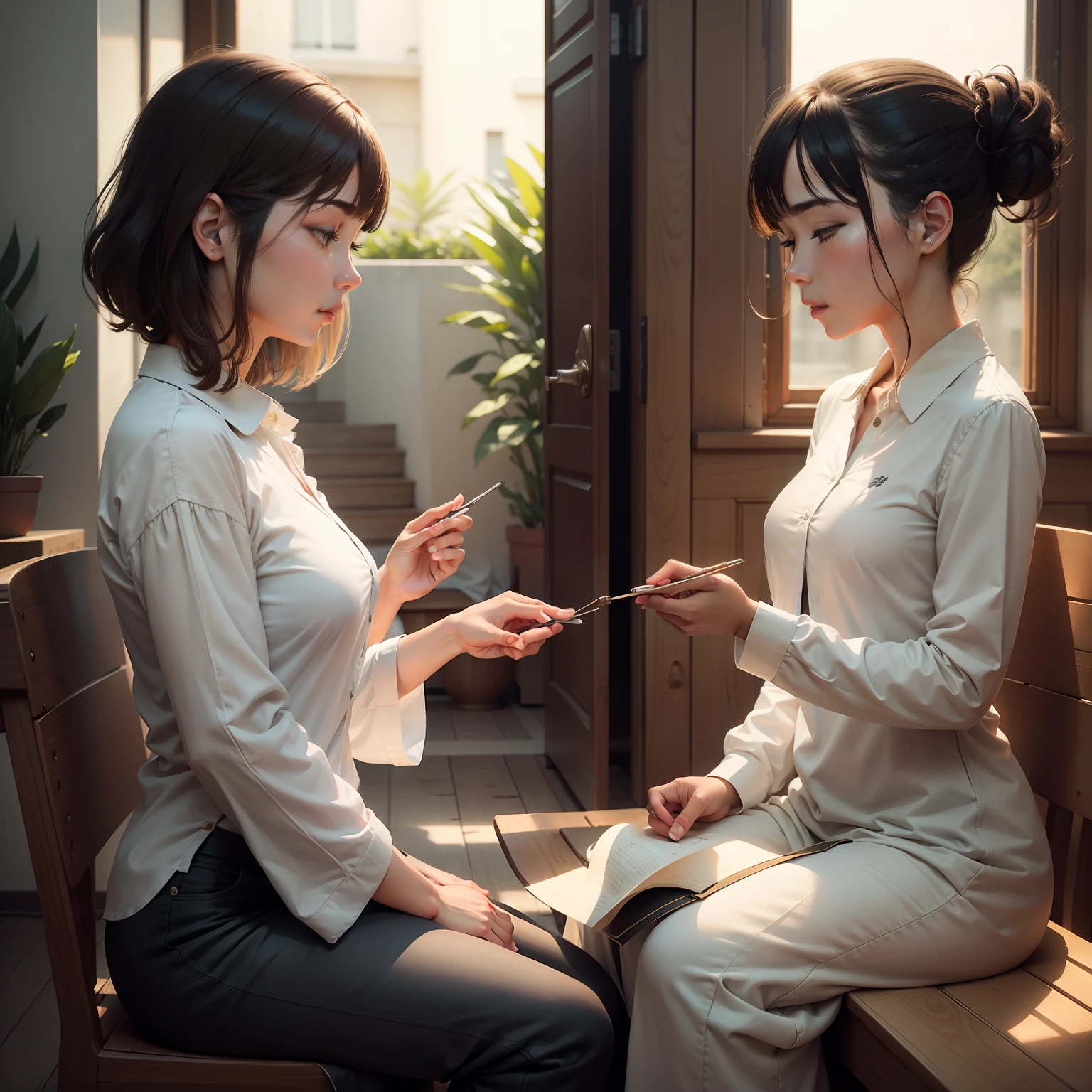 people in harmony with yourself