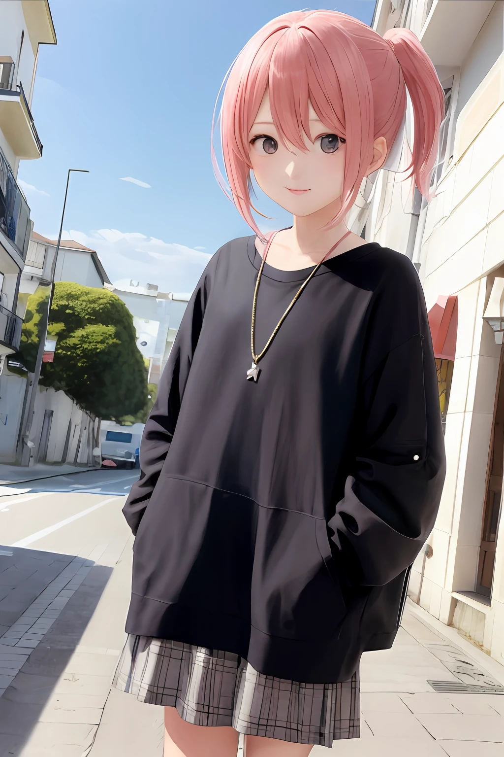 Anime shoujo facing the camera Biye