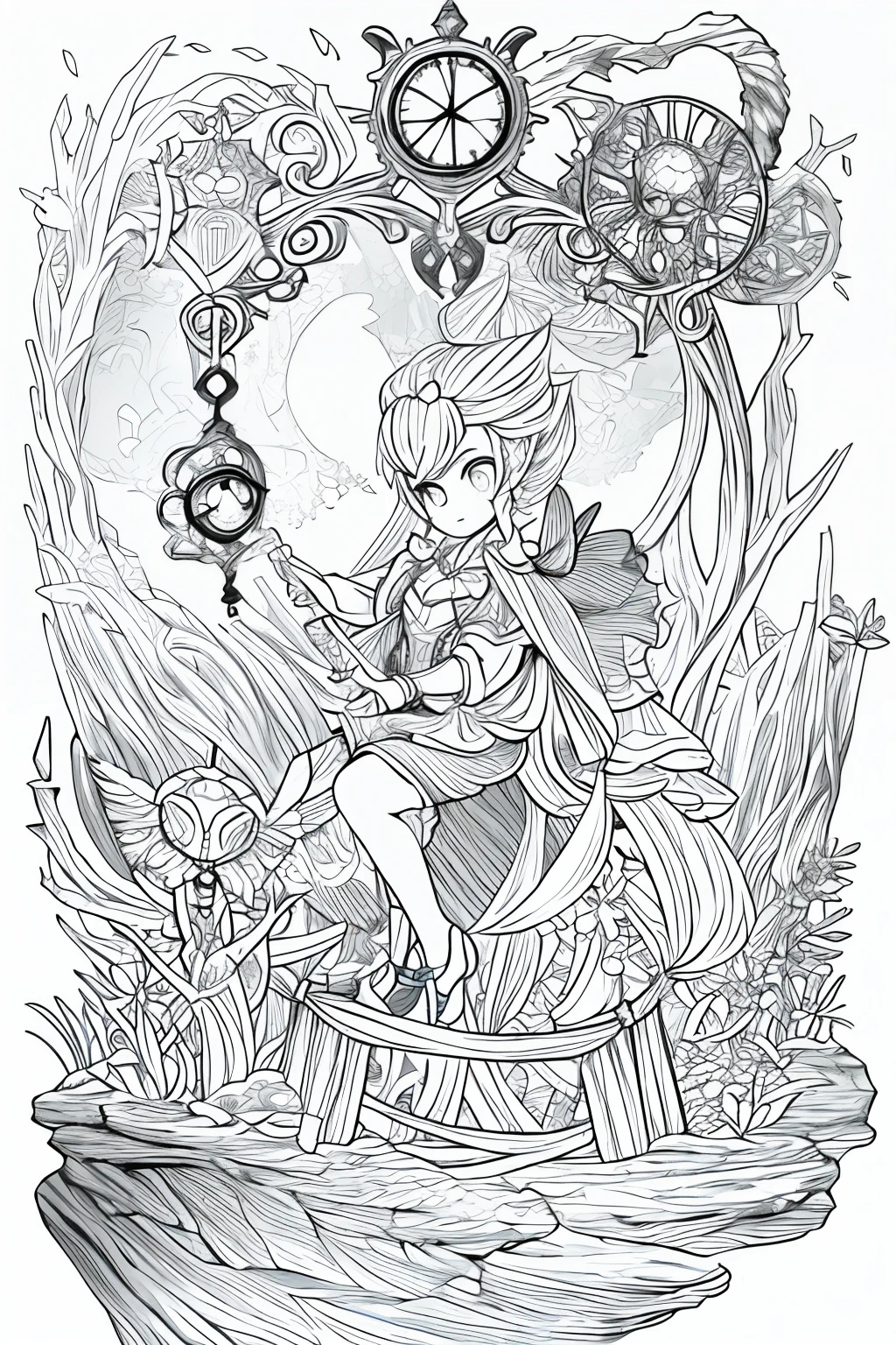 obra-prima, melhor qualidade, Monochrome Magical Adventures,