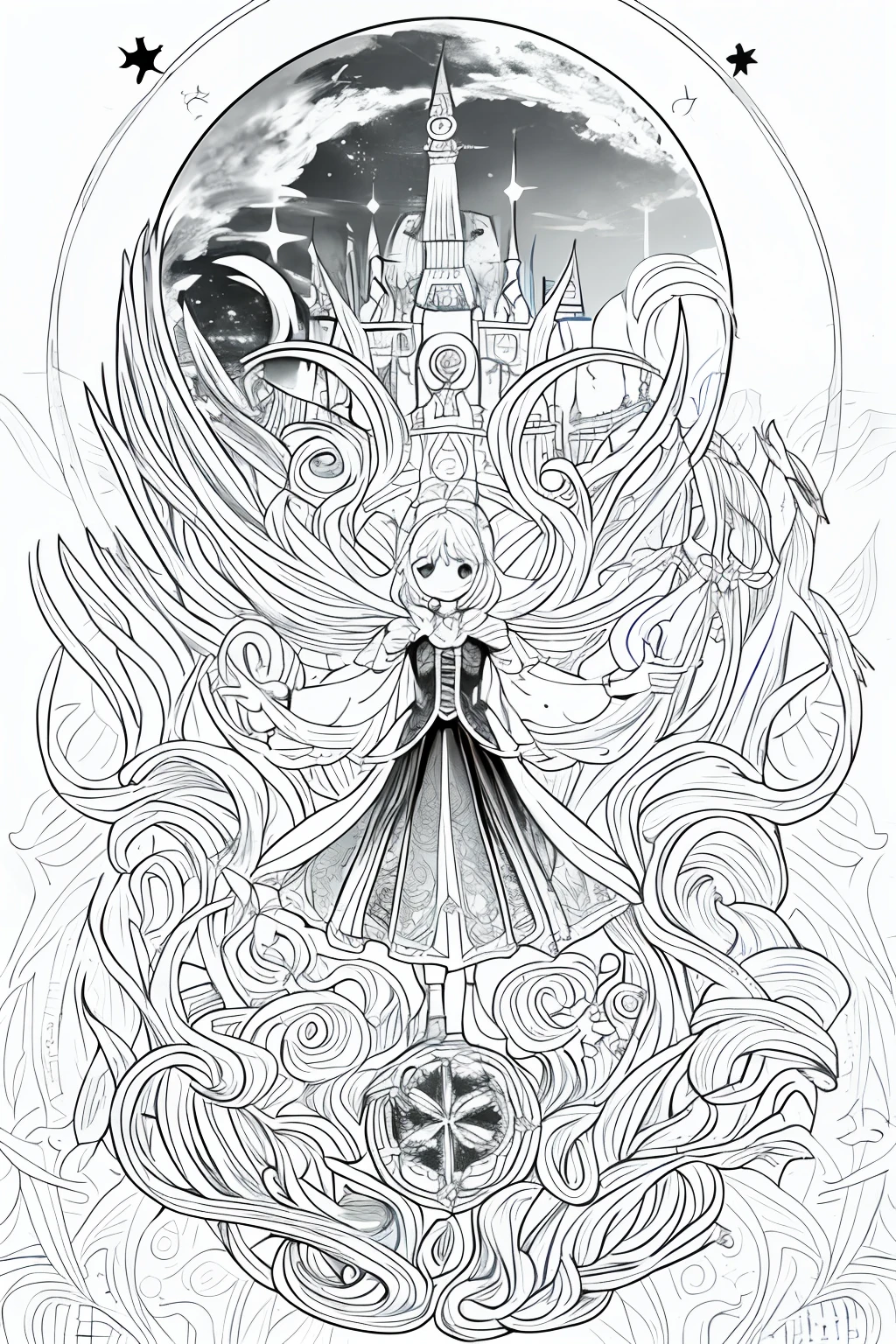 obra-prima, melhor qualidade, Monochrome Magical Adventures,