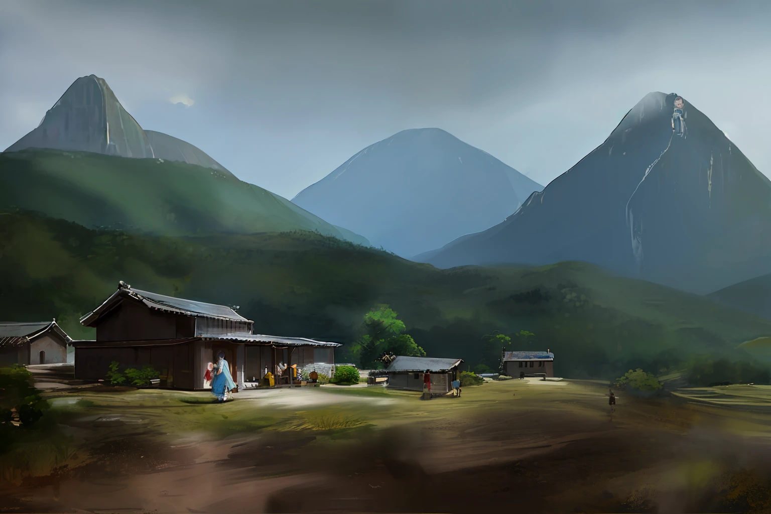 Once upon a time there was a small village that stood at the foot of an imposing mountain.. En este lugar, there lived a girl named Maya, cuya familia era conocida por ser pescadores y llevar una vida humilde pero feliz.