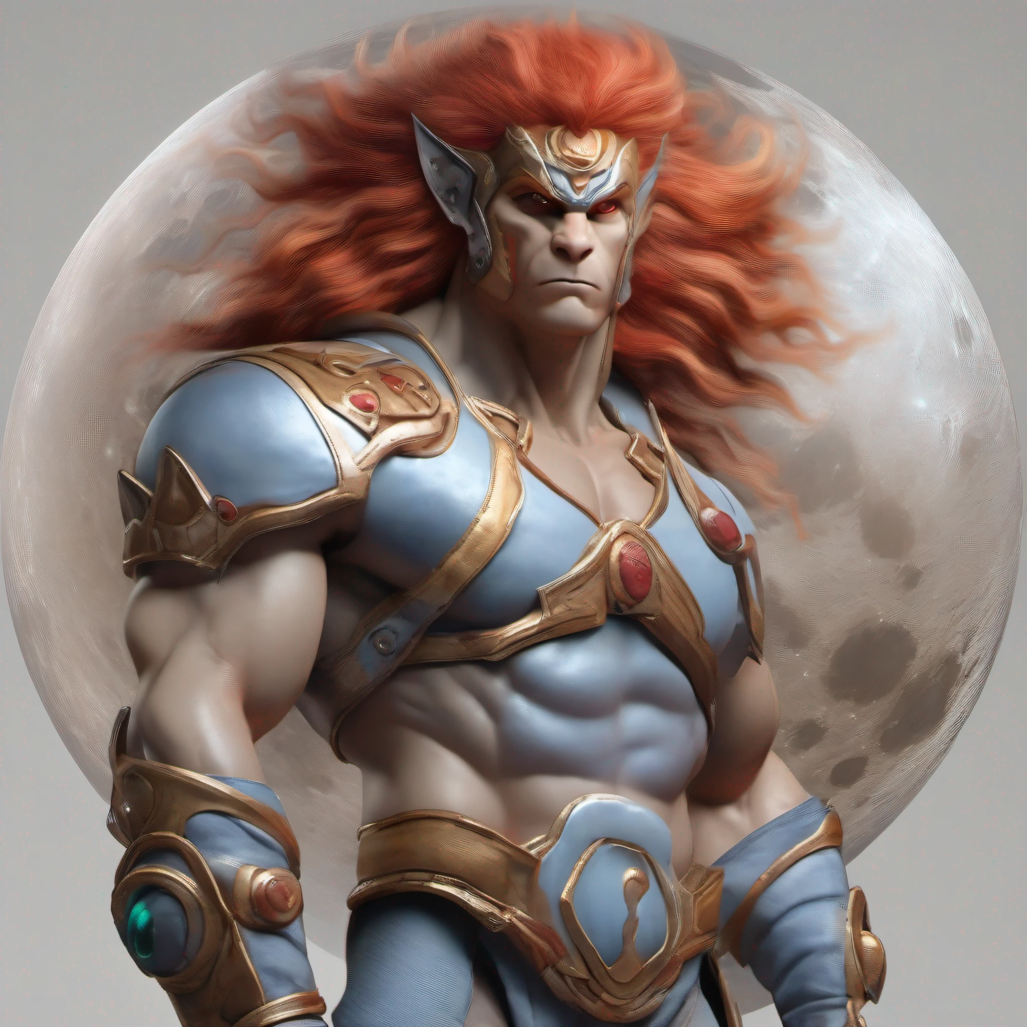 a full body of Moon ha Thundercats , intrinsic details, masterpiece, hyper realistic , hd , 8k