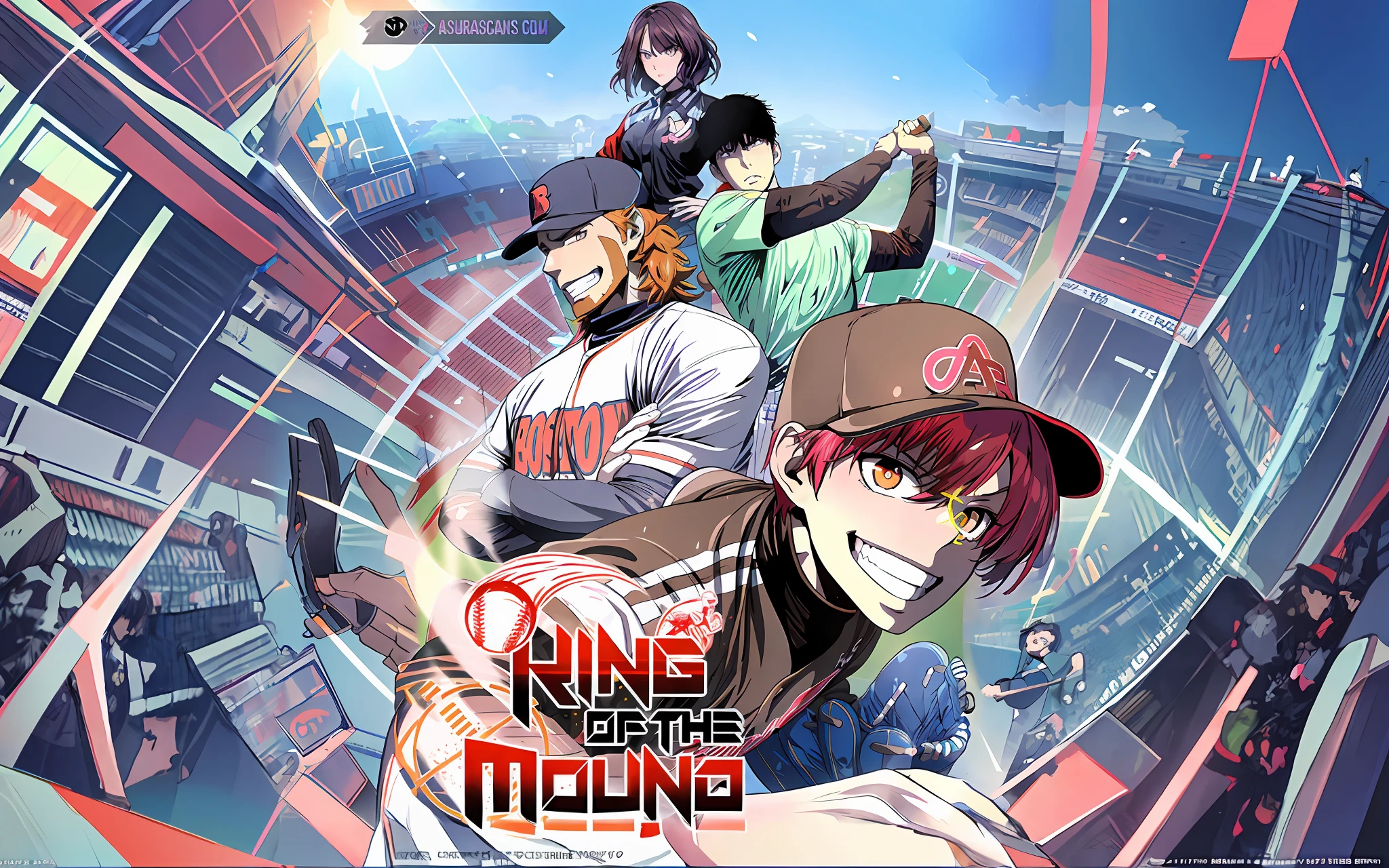 anime poster of a baseball game with a pitcher and a batter, official anime key visual, official art, anime key visual”, key art, official anime artwork, key visual, anime cover, official artwork, anime key visual, anime key