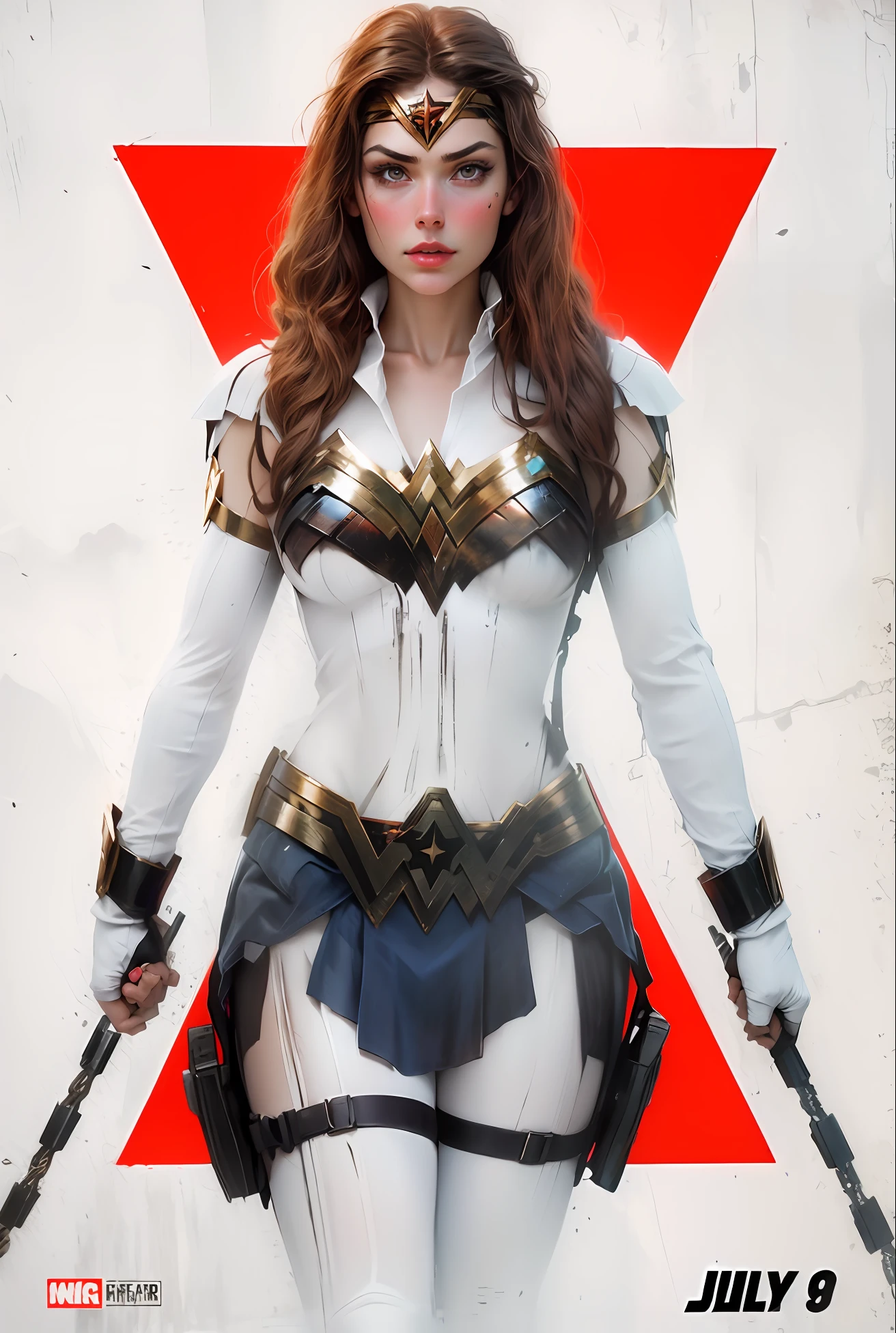 Wonder Woman surrealista imagen 8k