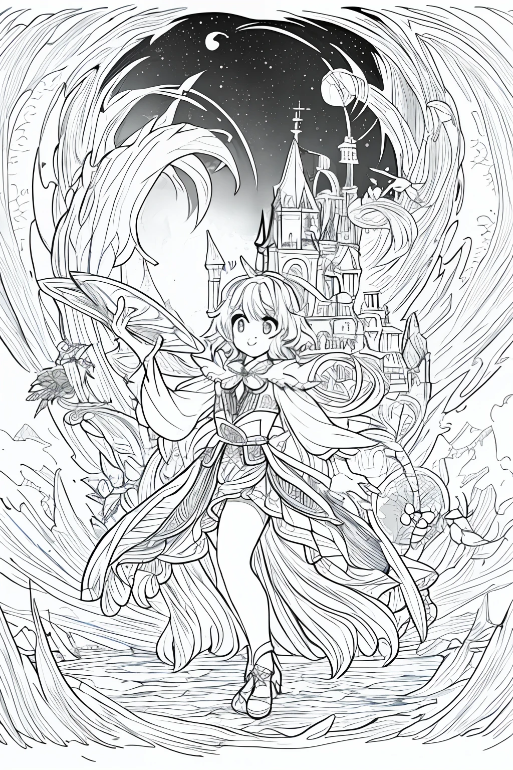 obra-prima, melhor qualidade, Monochrome Magical Adventures,