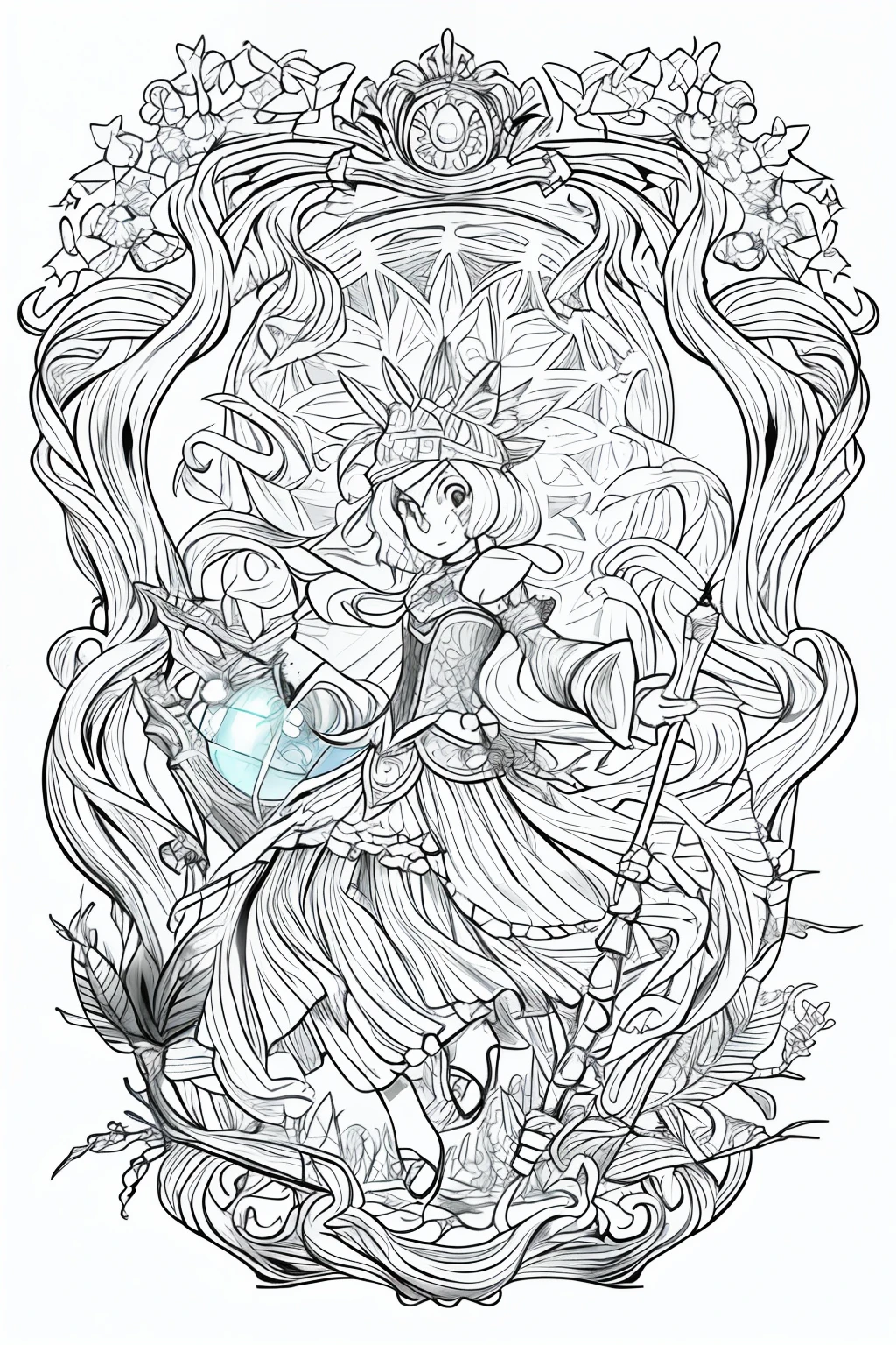 obra-prima, melhor qualidade, Monochrome Magical Adventures,