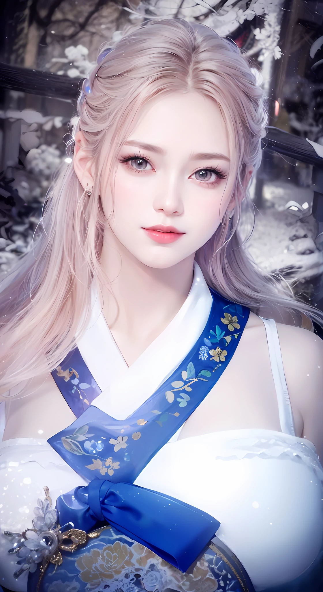(8k, RAW photo, photorealistic:1.25) ,( lipgloss, eyelashes, gloss-face, glossy skin, best quality, ultra highres, depth of field, chromatic aberration, caustics, Broad lighting, natural shading, Kpop idol) looking at the audience With serenity and goddess-like bliss, sadistic face smile, big breasts